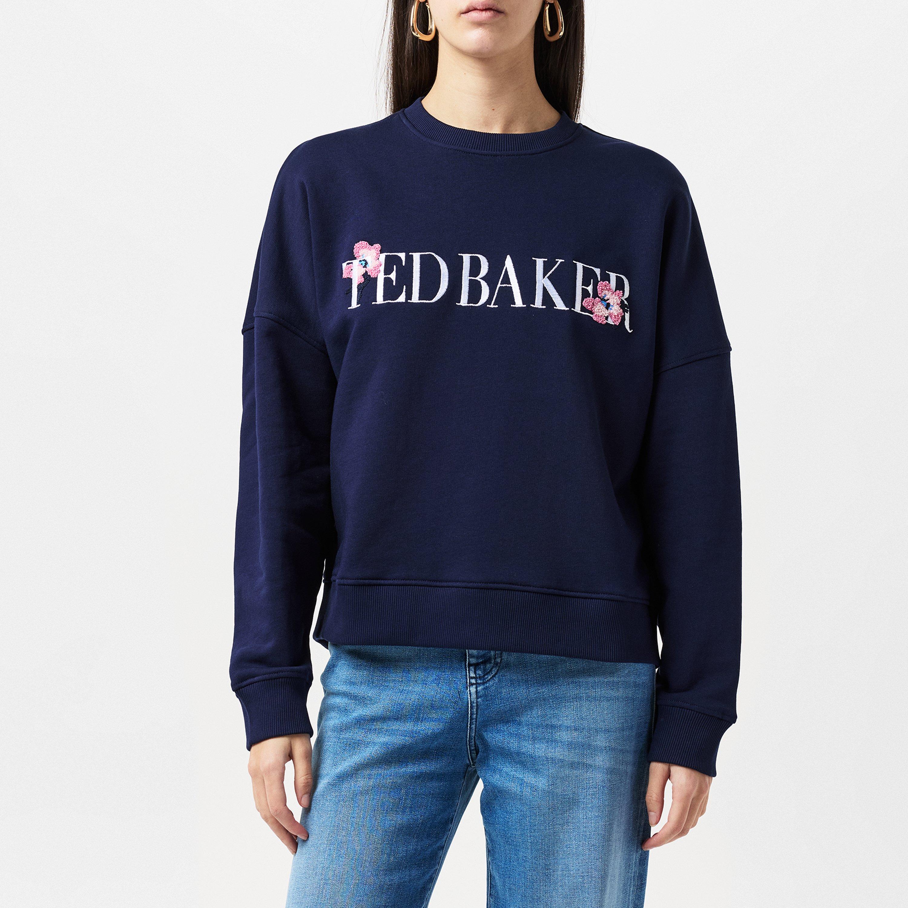 Blu navy - Ted Baker - Women's Stiila Crew Sweatshirt - 1