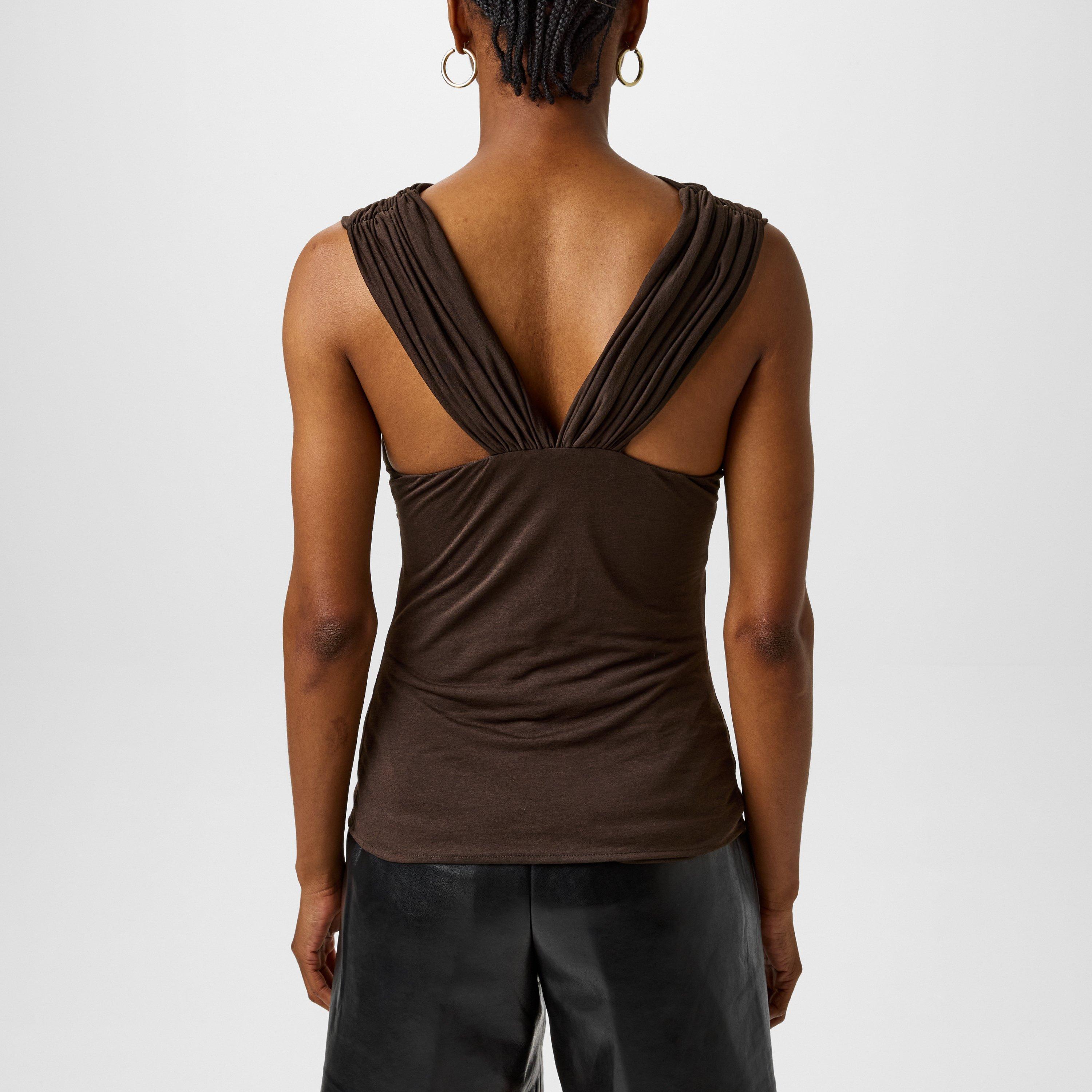 Dark Coffee/221 - Ami Paris - Bardot Top - 3