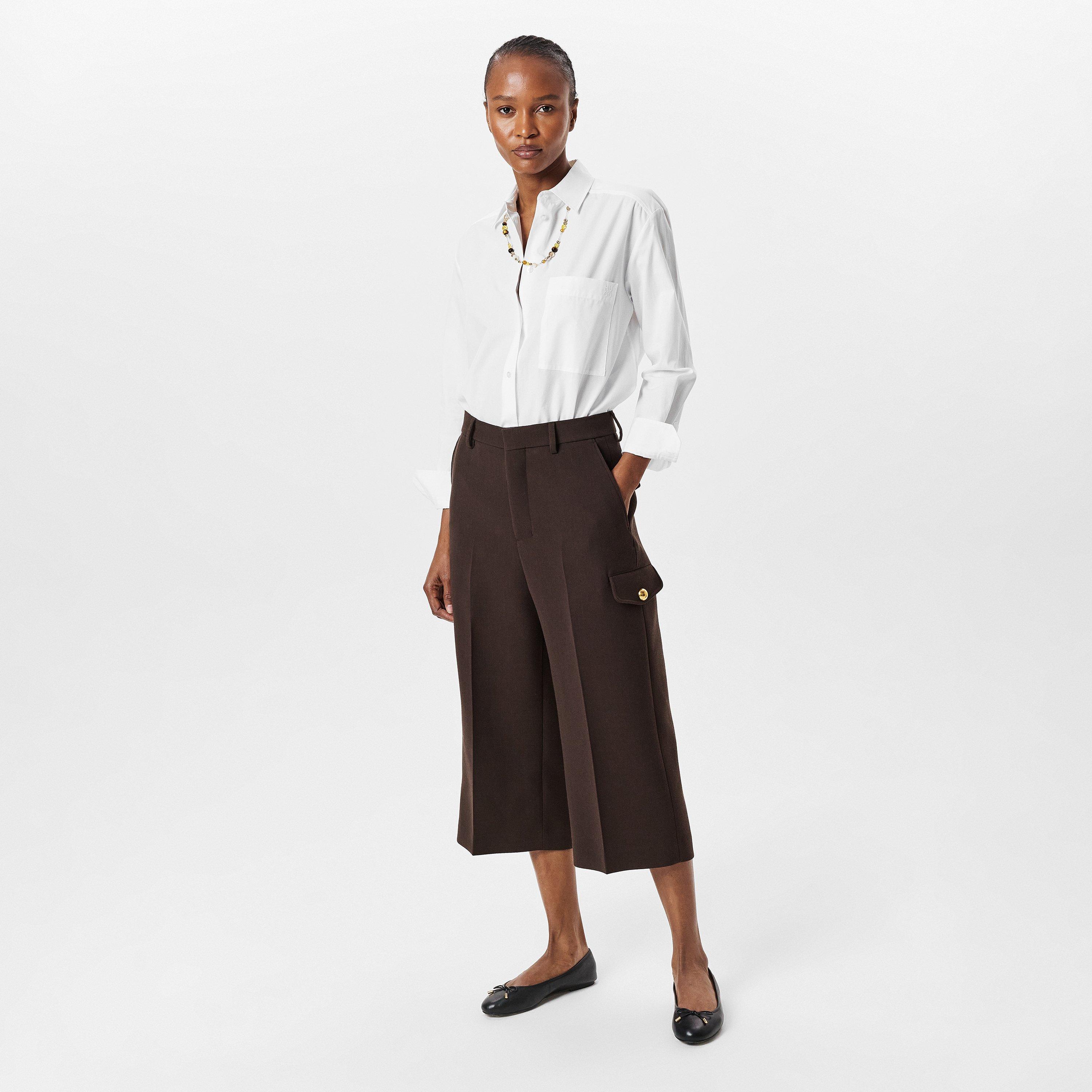 Dark Coffee 221 - Ami Paris - Military Bermuda Trousers - 6