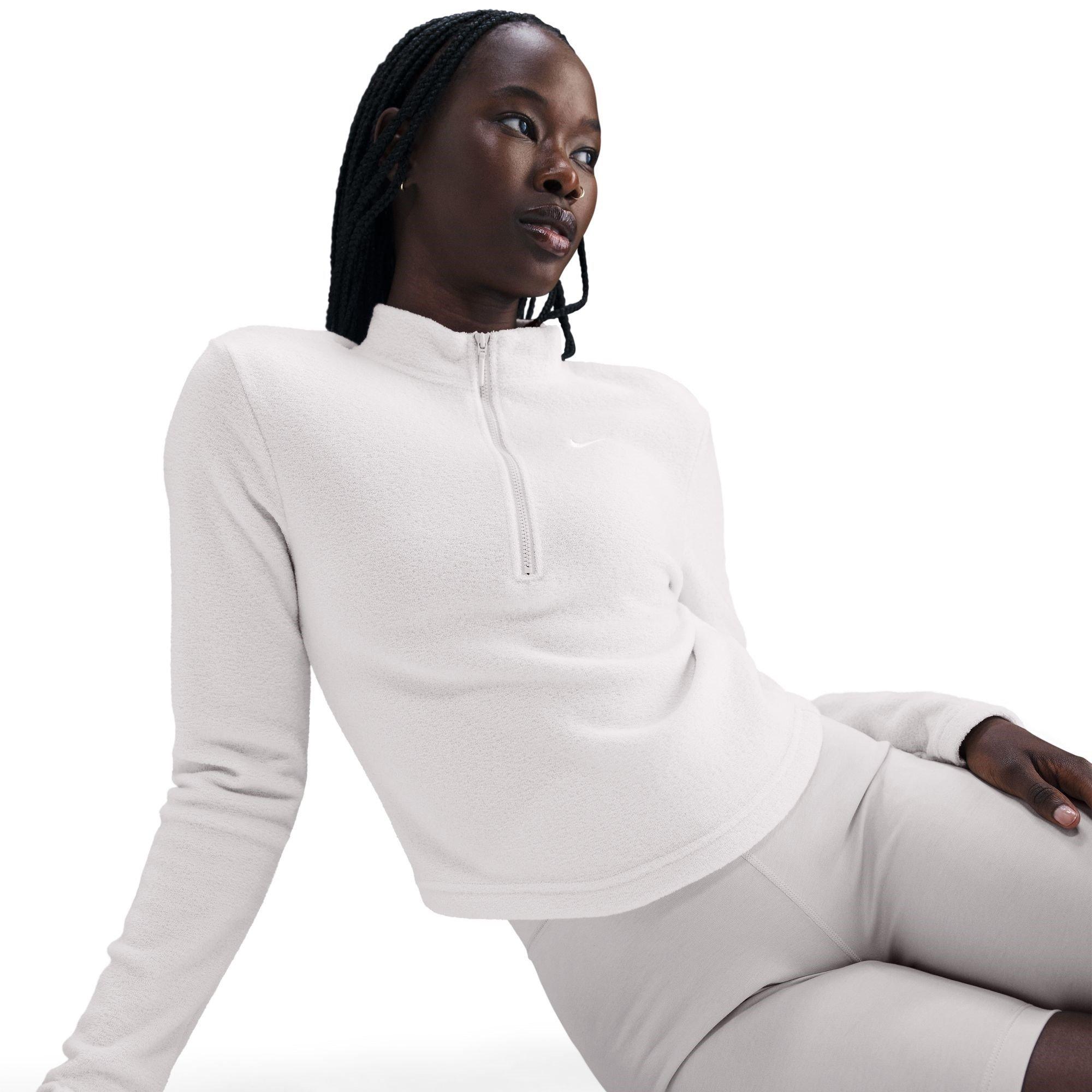 Orewood/Sail - Nike - Pheonix Half Zip Fleece Top - 5