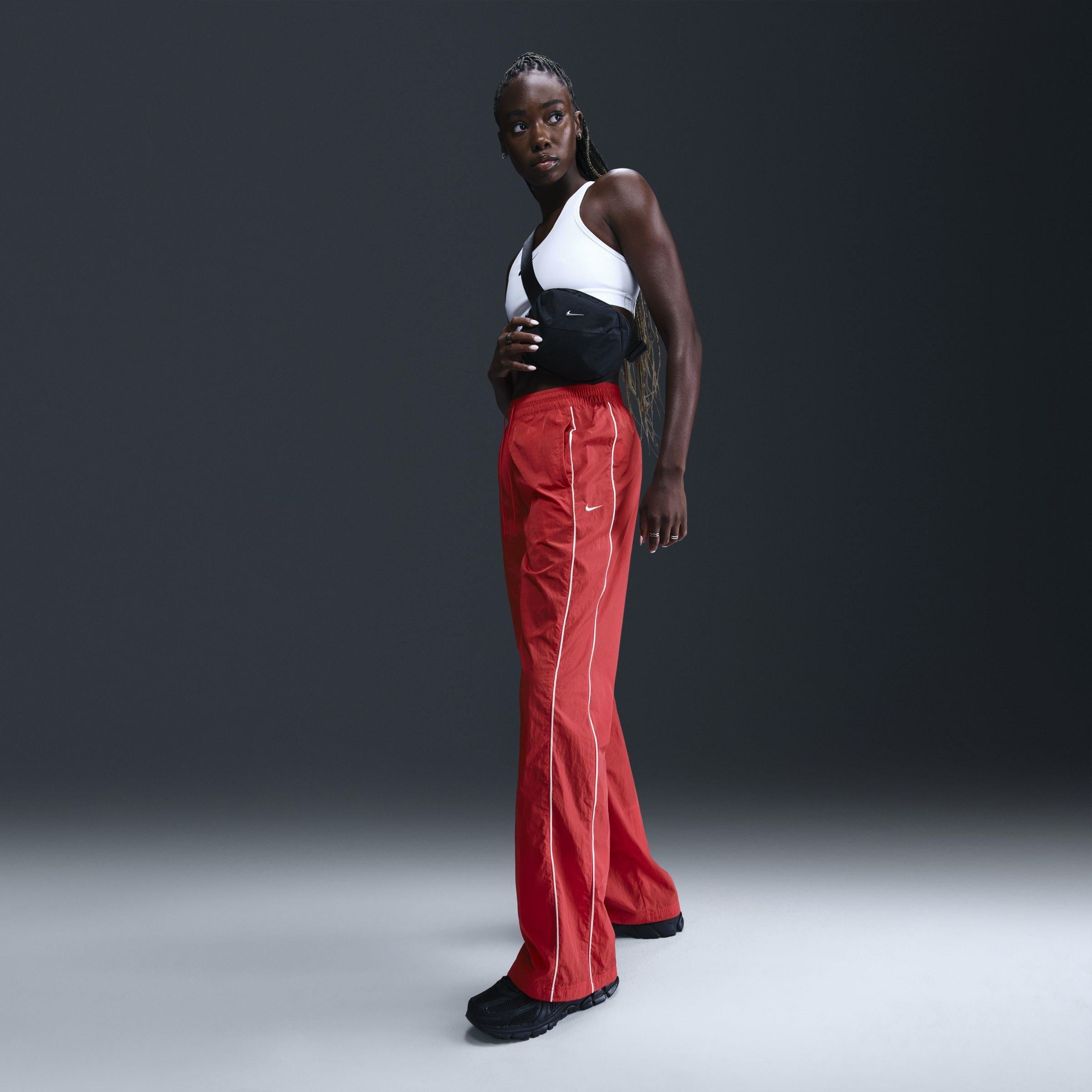 Red/Sail - Nike - Wide Jogging Bottoms - 3