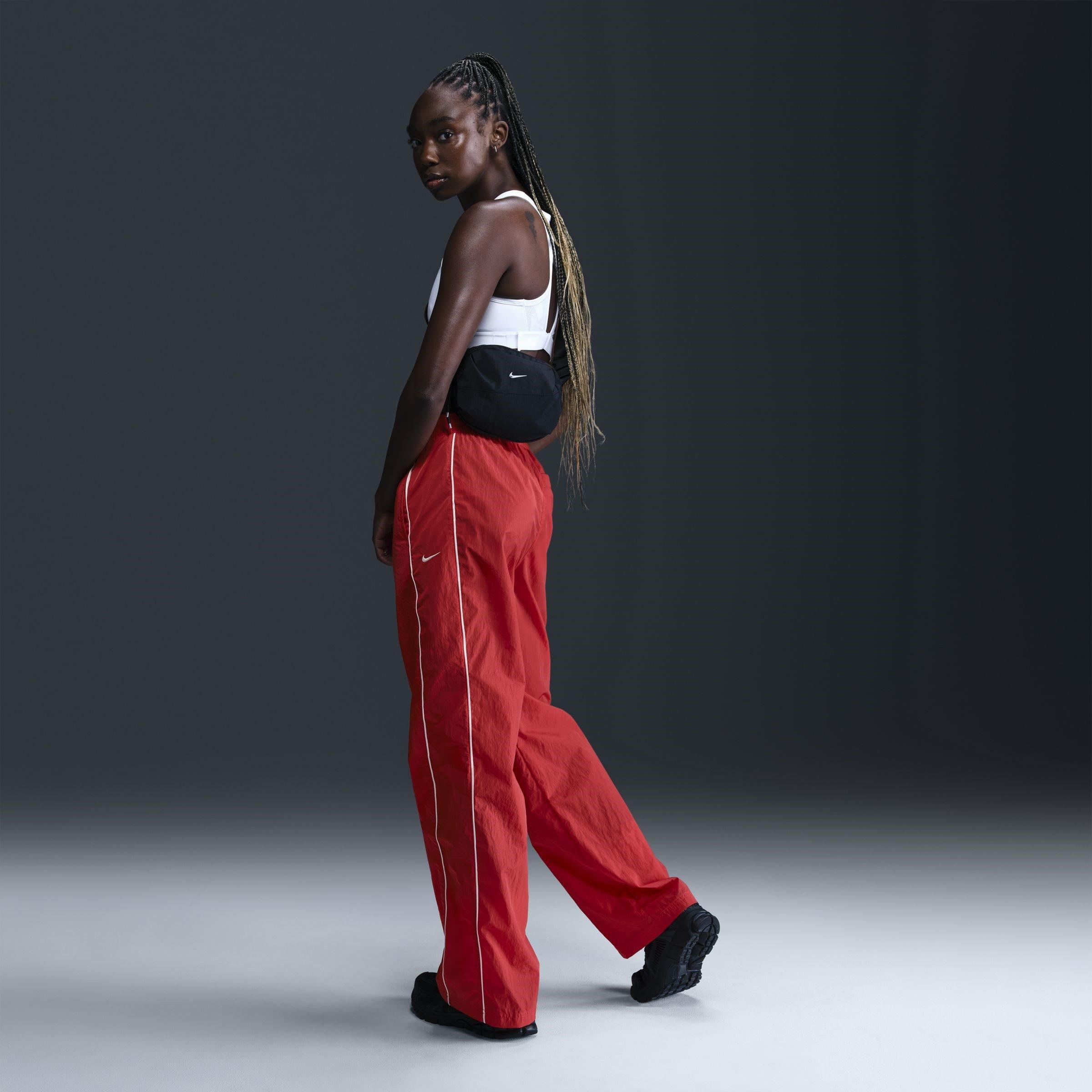 Red/Sail - Nike - Wide Jogging Bottoms - 4