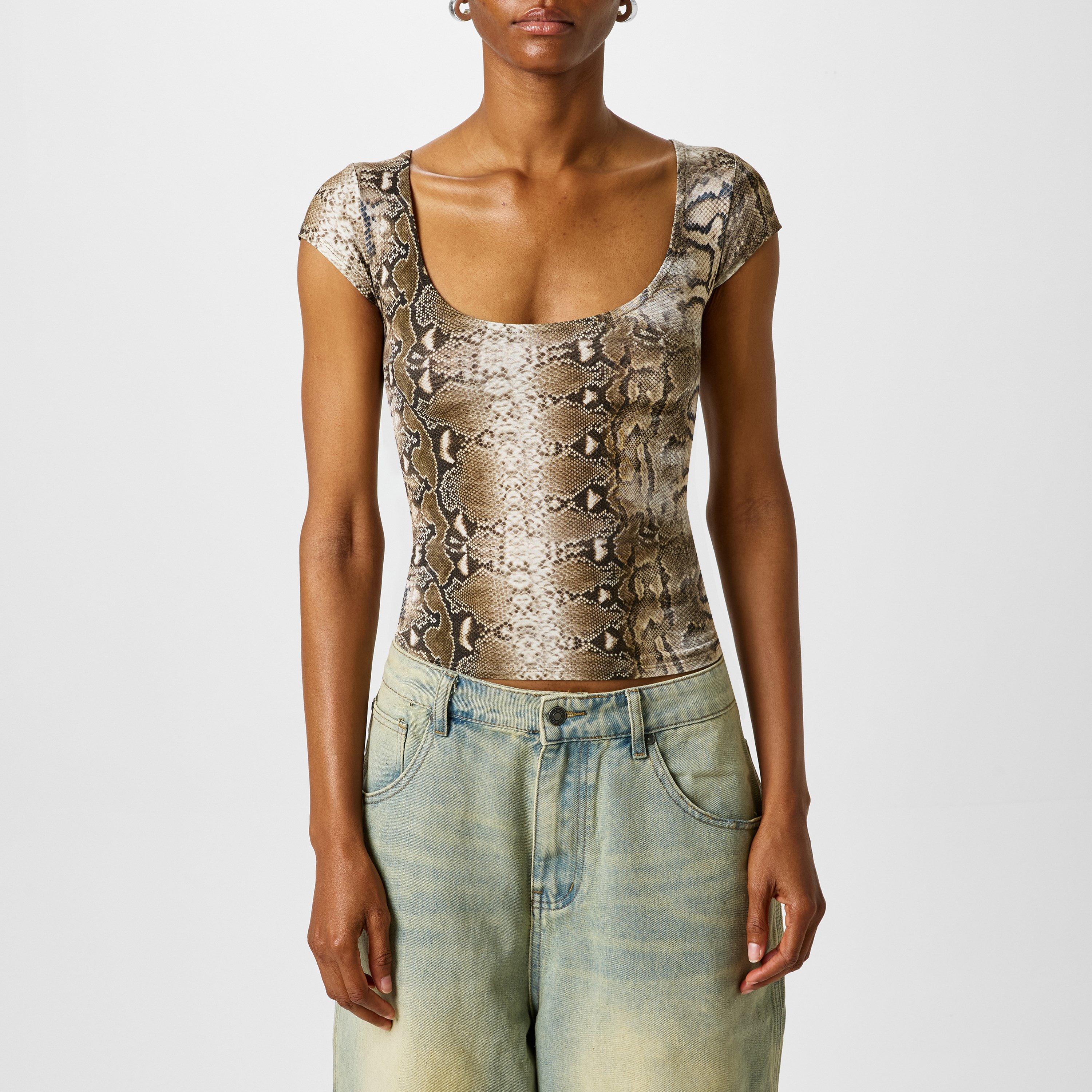 Jaded London 総柄トップス　パワーネット Jaded London 総柄トップス パワーネット