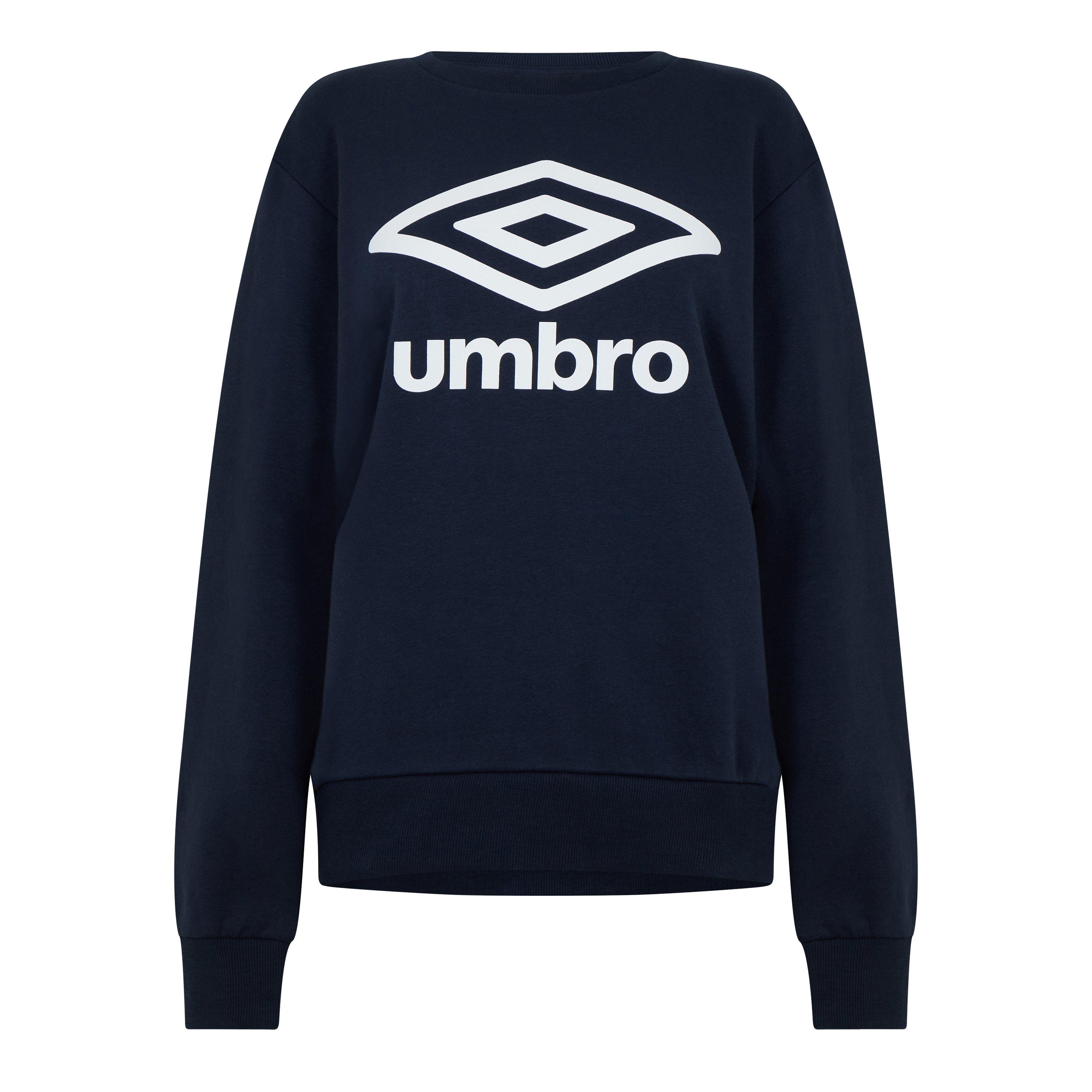 Umbro Women's Diamond Logo Crew Sweatshirt - Navy - 10 (S)