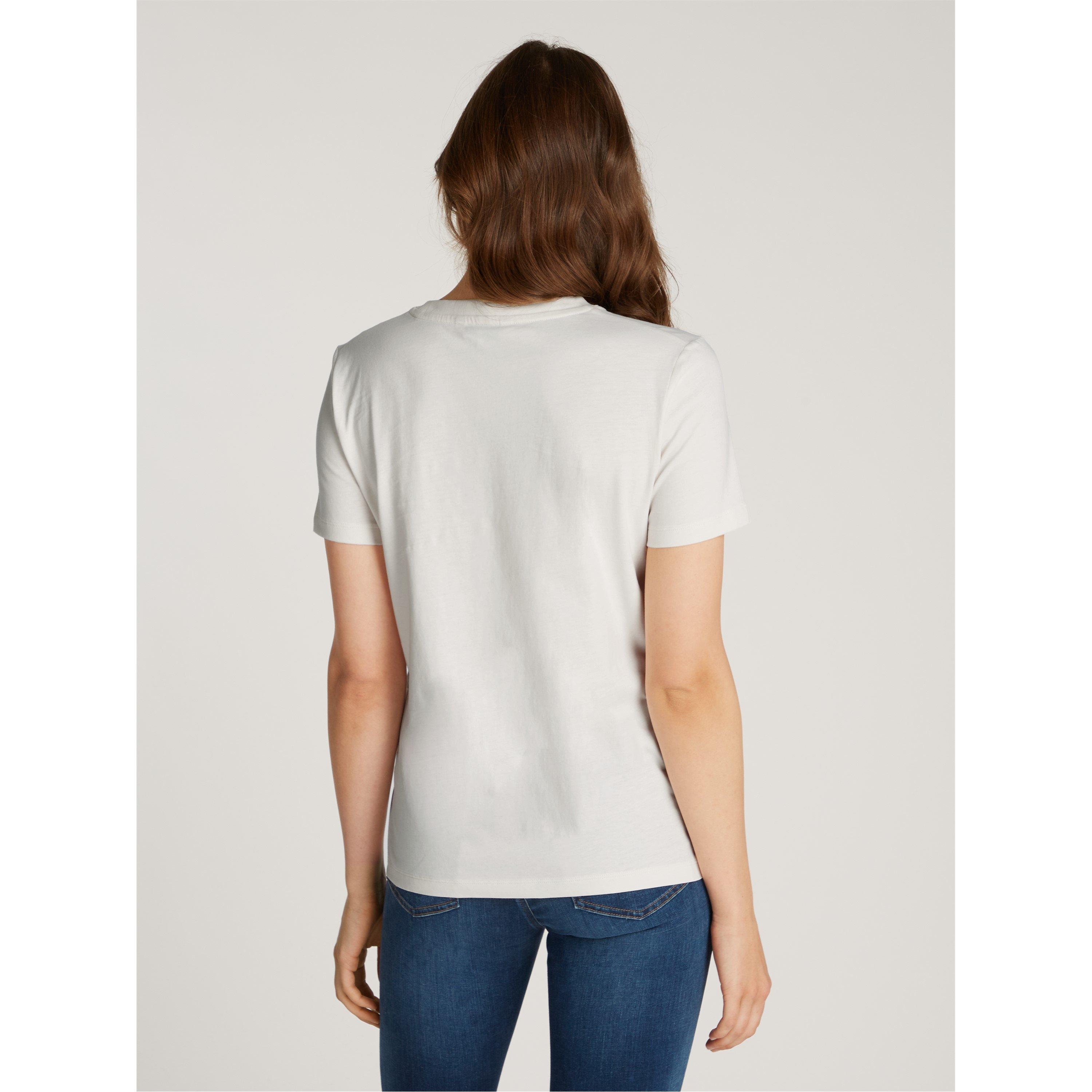 Ivory Petal - Tommy Hilfiger - Women's Script Short-Sleeve Regular Fit T-Shirt - 4