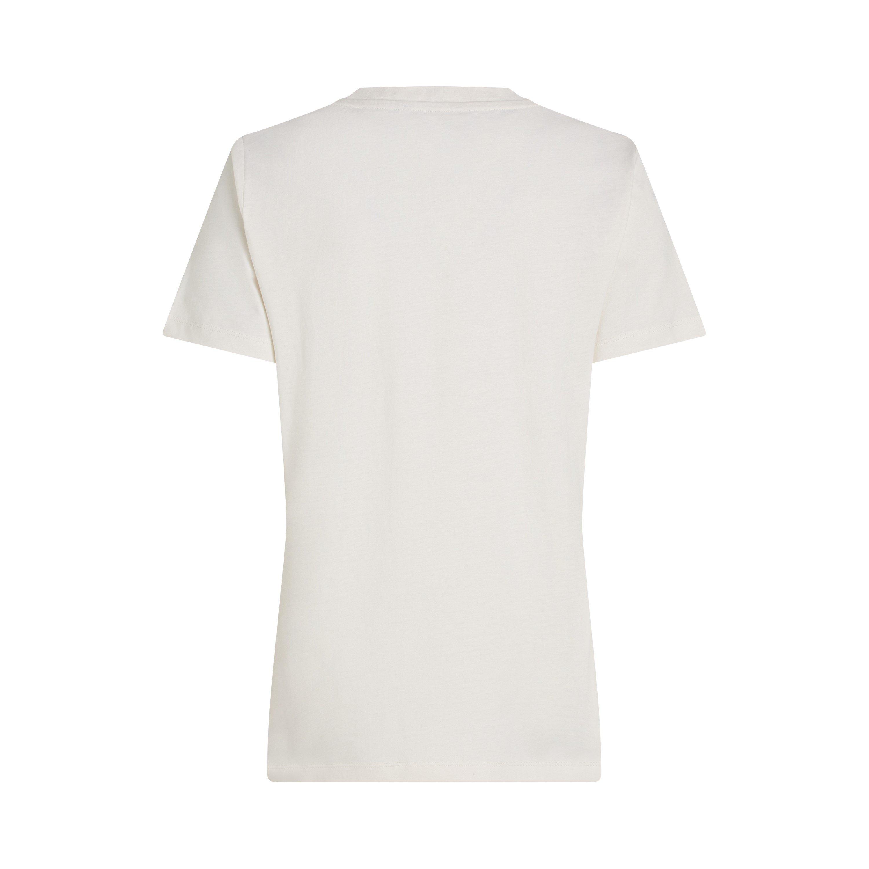 Ivory Petal - Tommy Hilfiger - Women's Script Short-Sleeve Regular Fit T-Shirt - 6