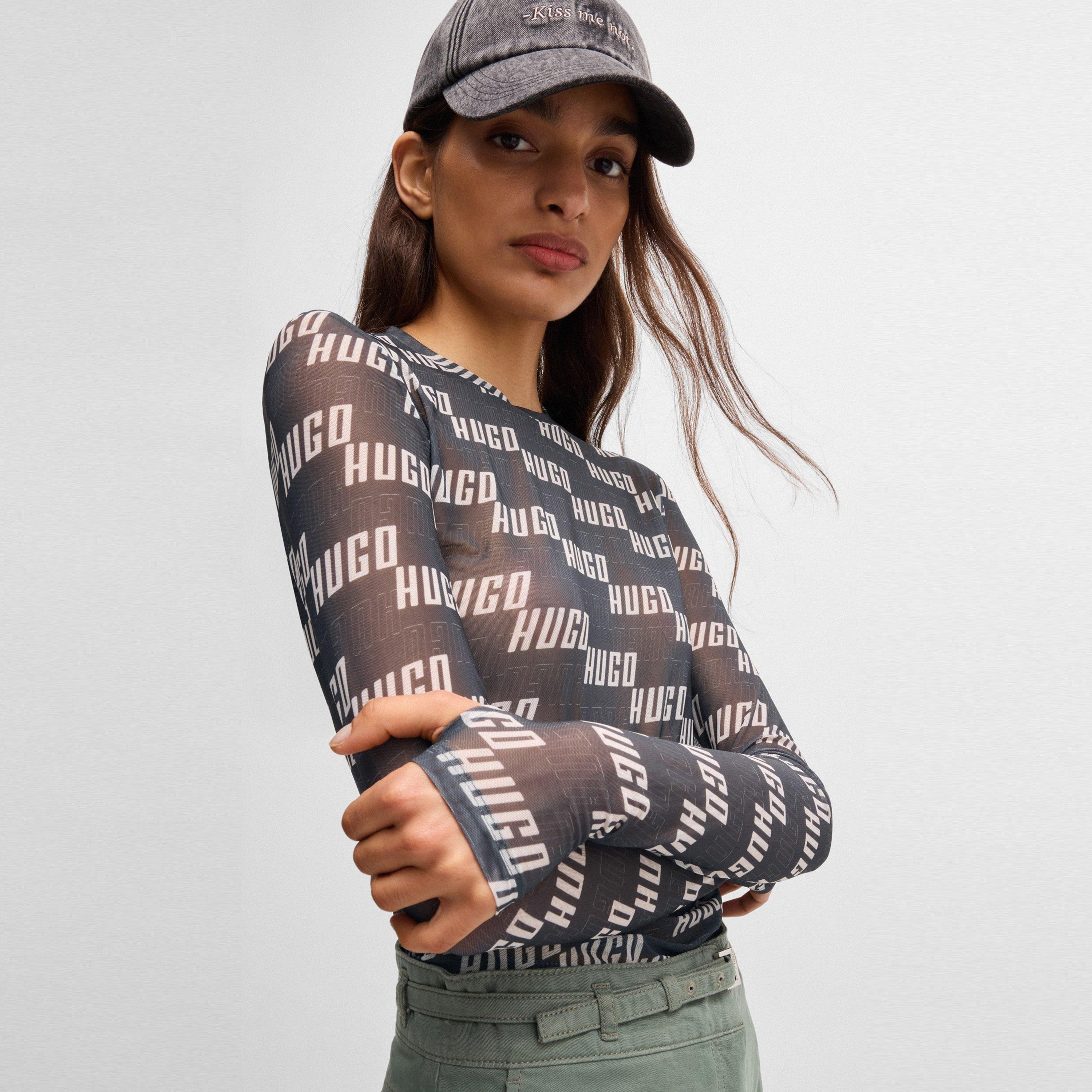 Open Misc - Hugo - Women's Delonie Cropped Crop Tops - 3