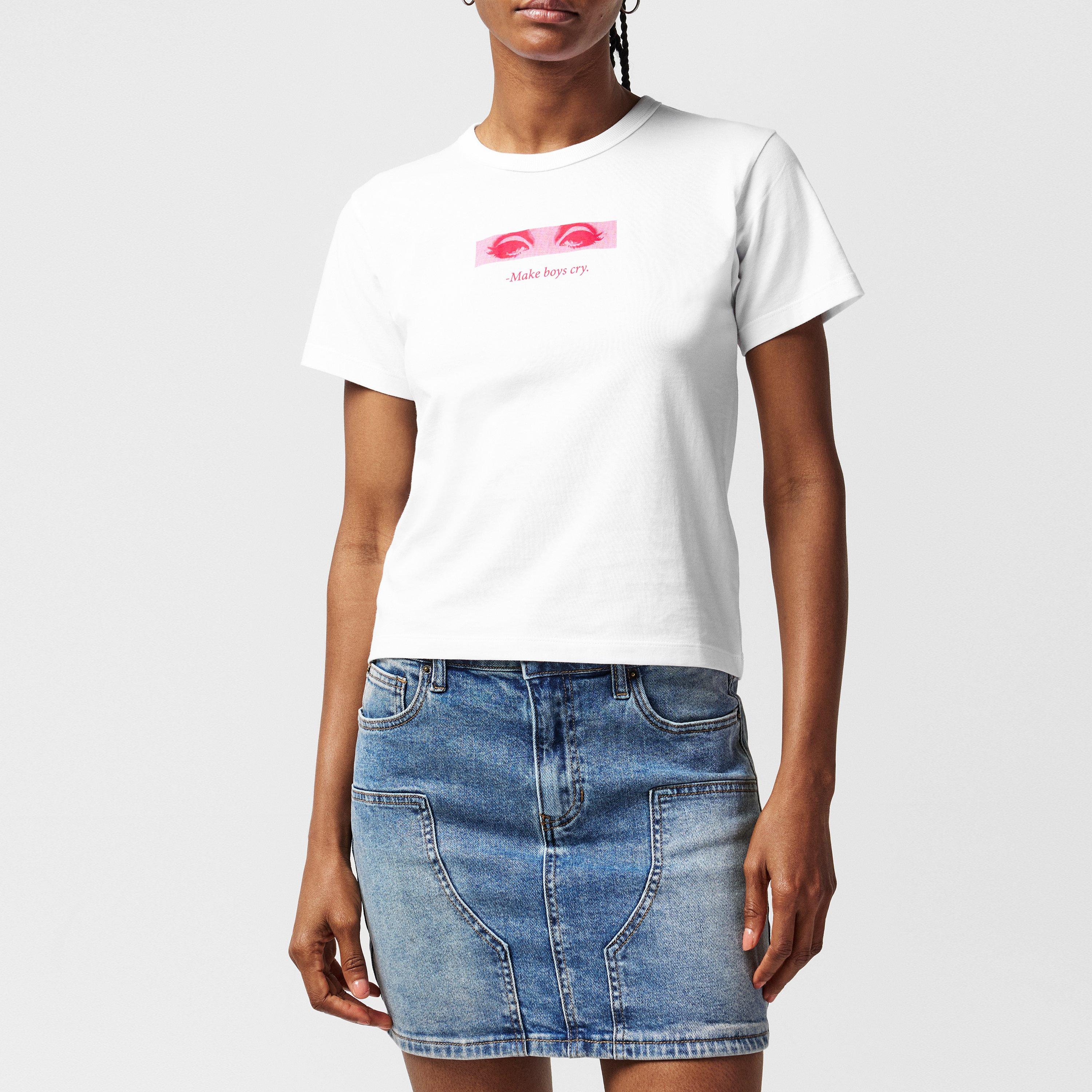 White - Hugo - Women's Destrel Regular Fit T-Shirt - 2