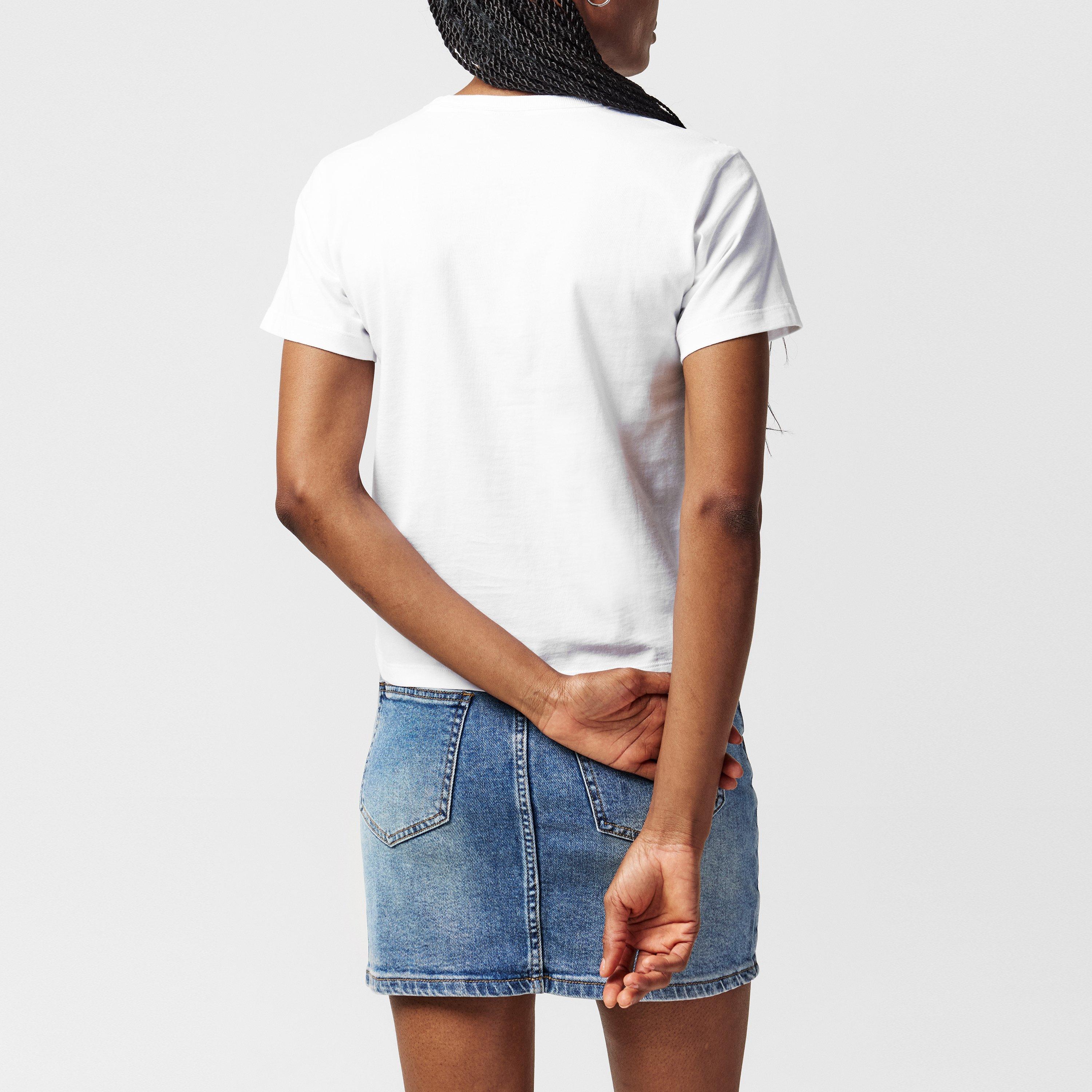 White - Hugo - Women's Destrel Regular Fit T-Shirt - 3