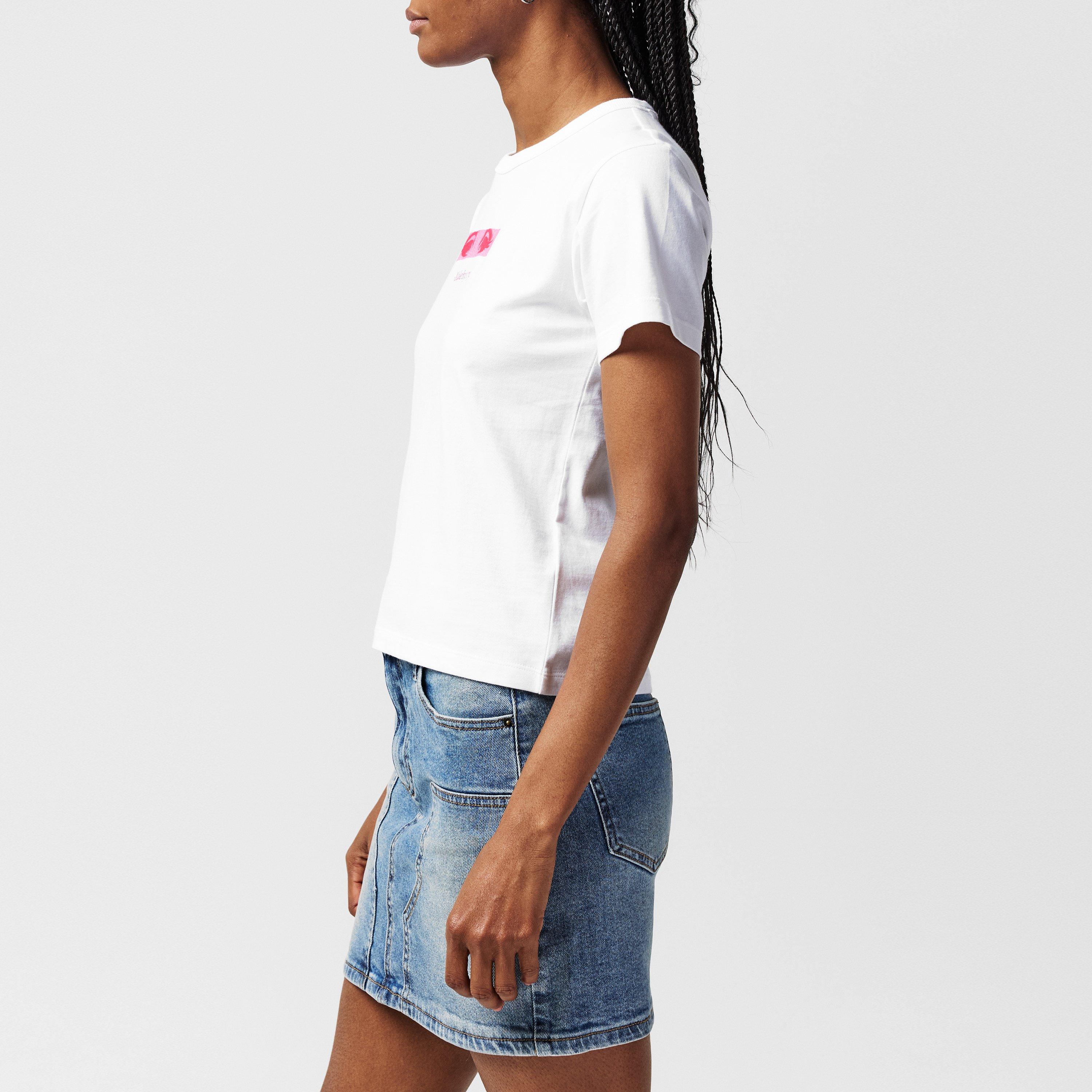 White - Hugo - Women's Destrel Regular Fit T-Shirt - 4
