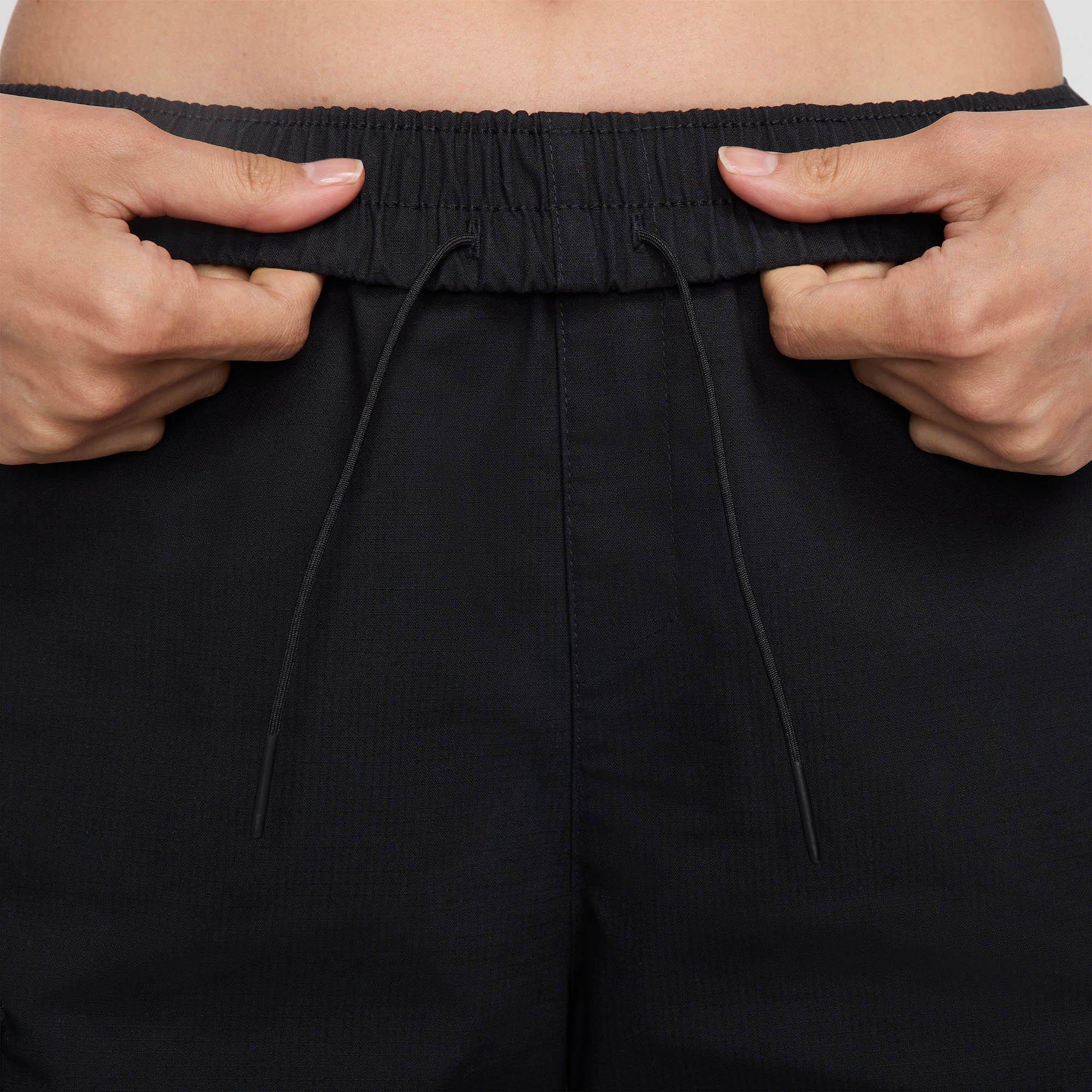 Black/White - Nike - Sportswear Everything Wovens Womens Mid Rise Cargo Pants - 4