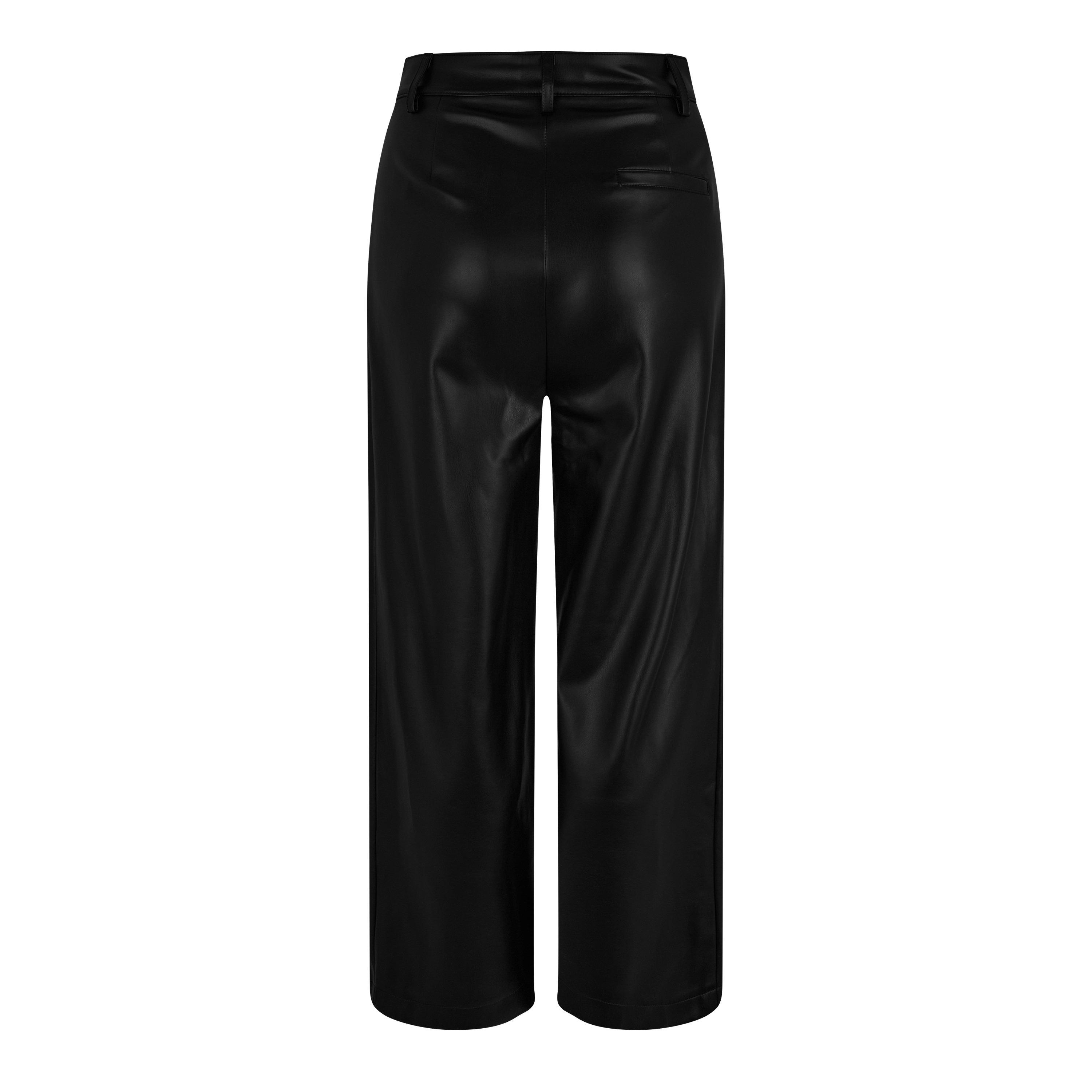 Noir - Biba - Biba PU Wide Leg Trousers - 6