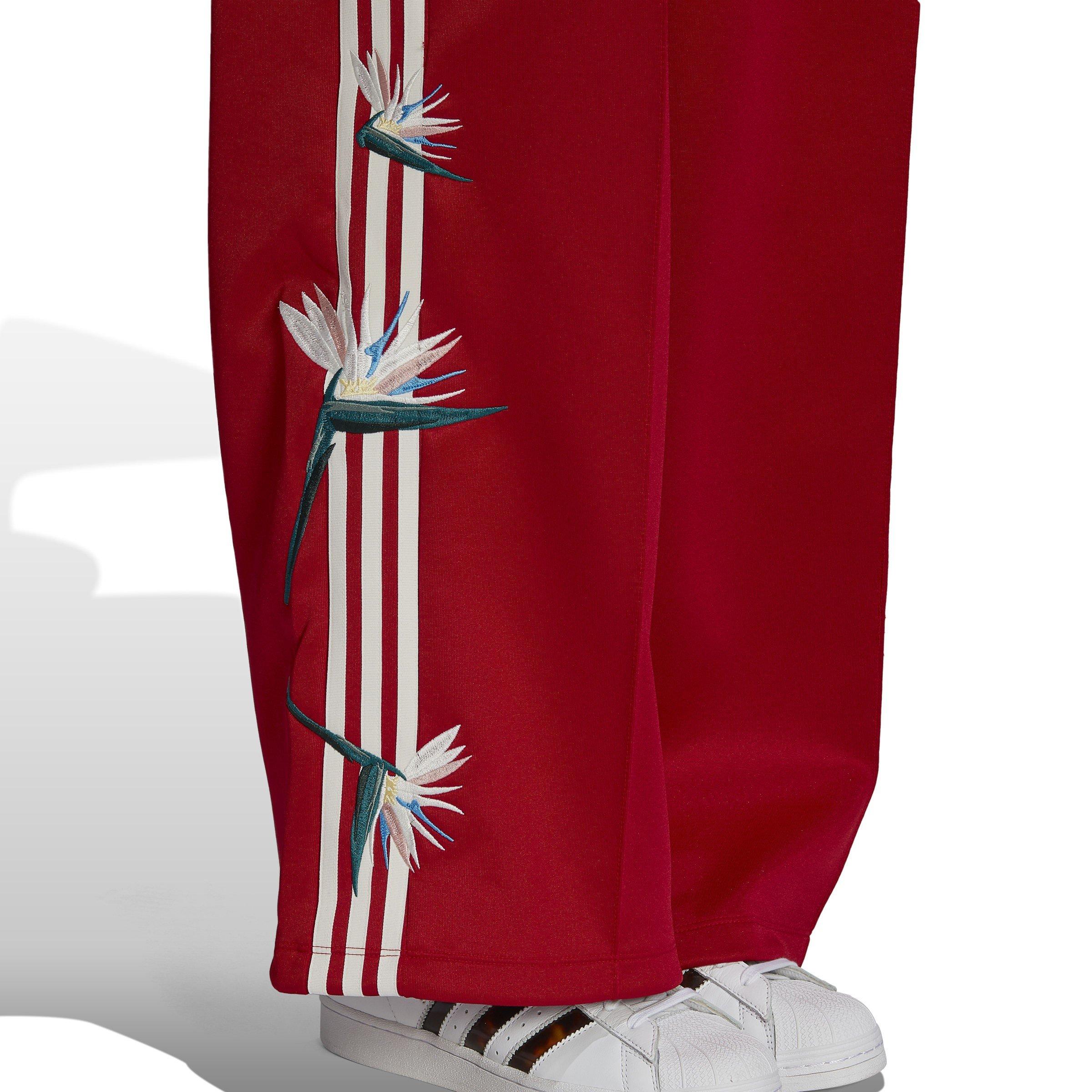 Red - adidas Originals - Open Hem Jersey Joggers - 5