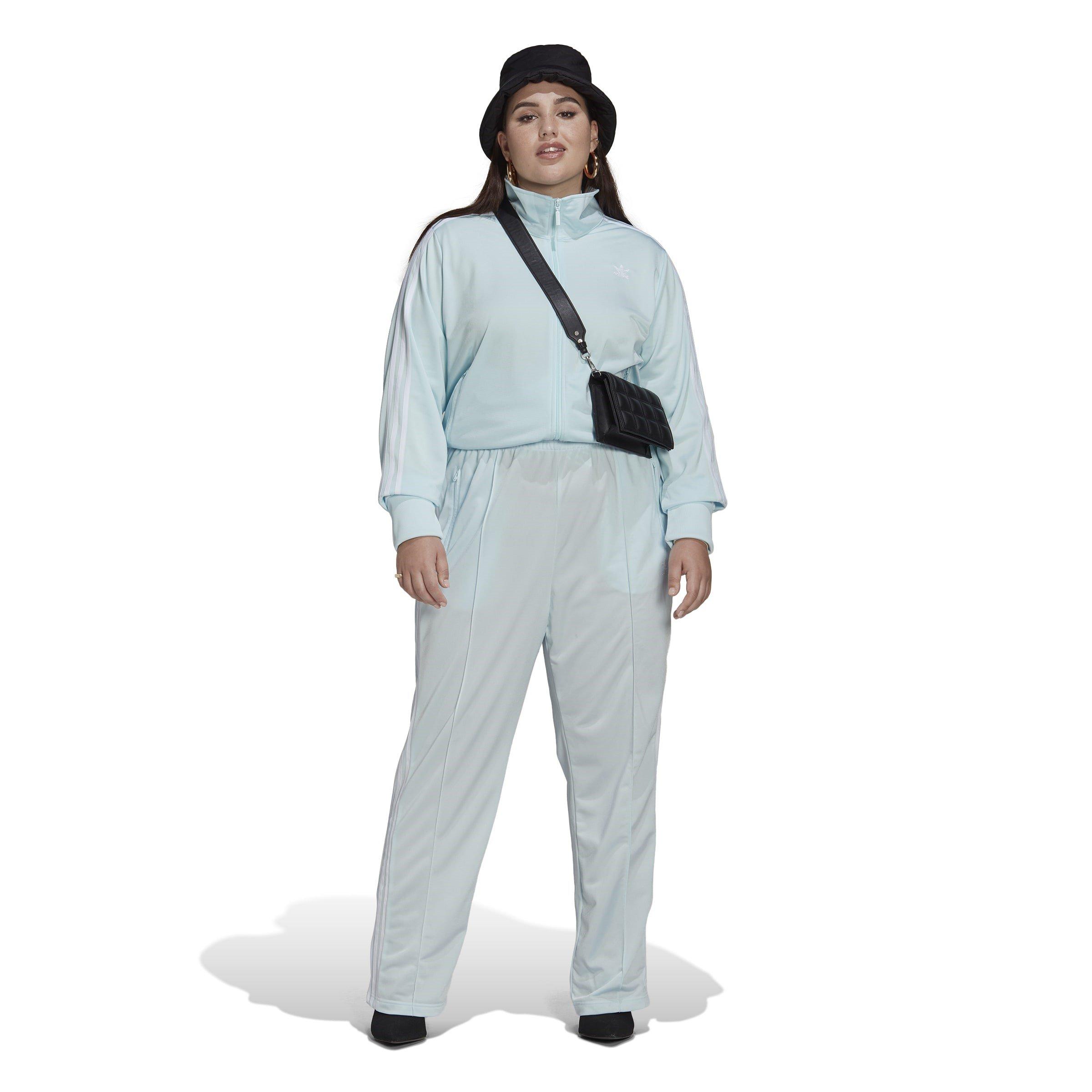 Blauw - adidas Originals - Adicolor Classics Firebird Plus Size Tracksuit Bottoms Womens - 4