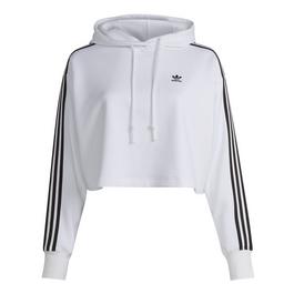 adidas Originals Adicolour Classics Plus Size Crop Hoodie Womens