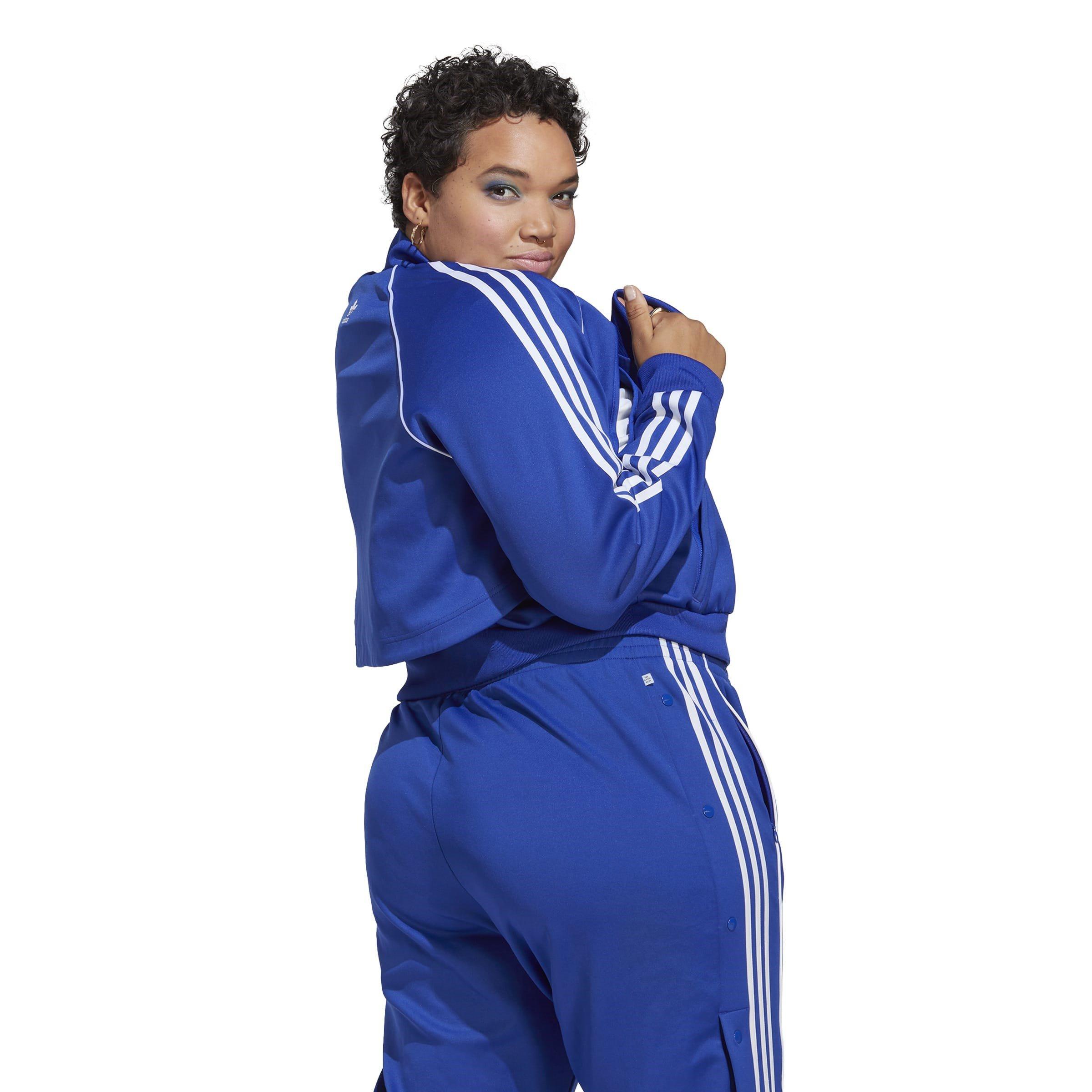 Blue - adidas Originals - Always Original SST Plus Size Track Jacket Womens - 3