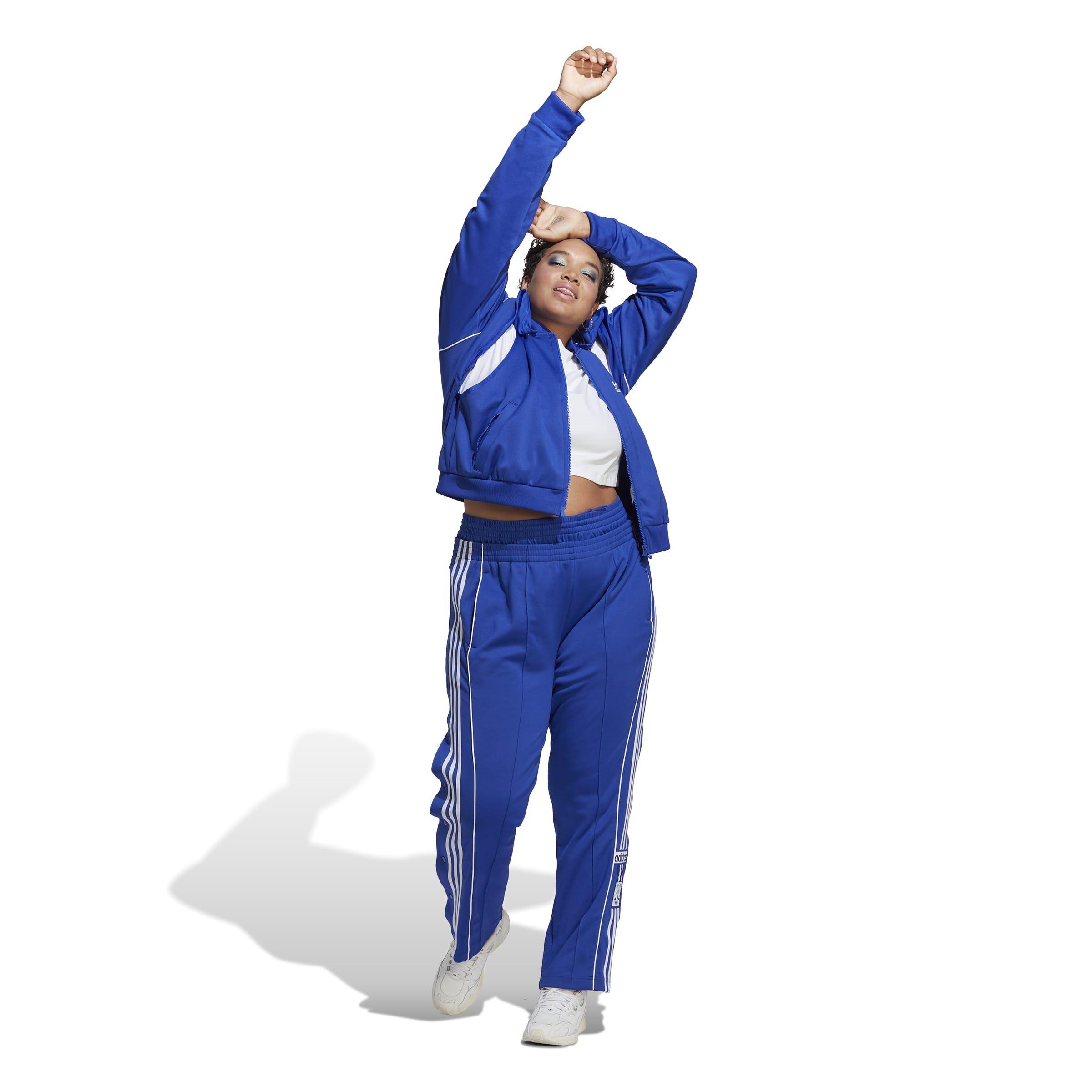 Blue - adidas Originals - Always Original SST Plus Size Track Jacket Womens - 4