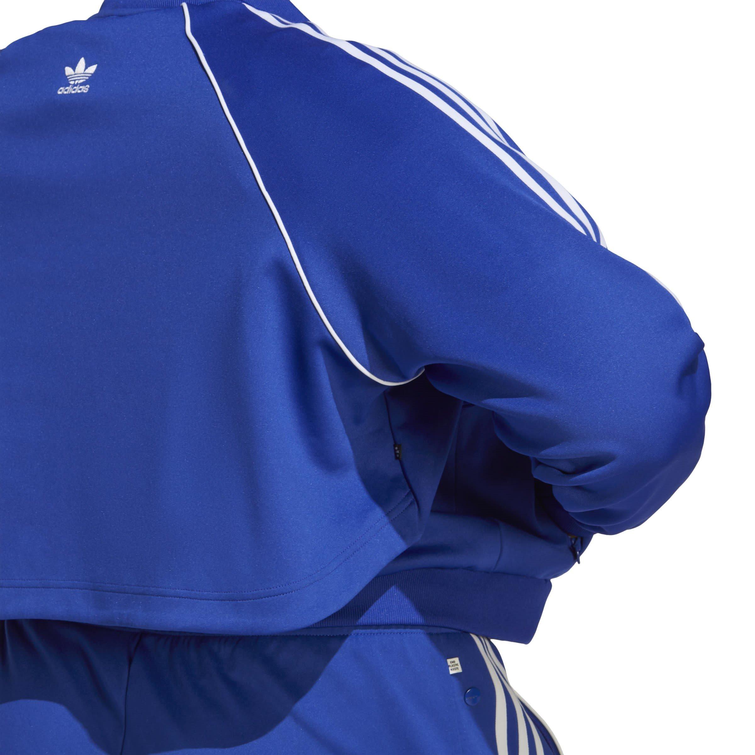 Blue - adidas Originals - Always Original SST Plus Size Track Jacket Womens - 5