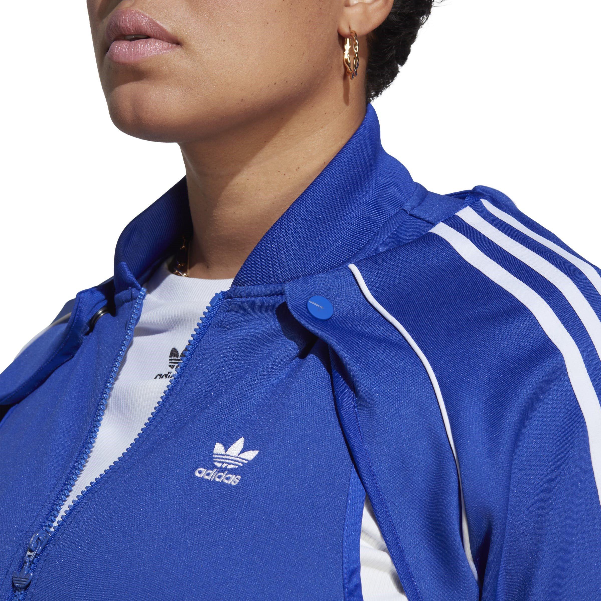 Blue - adidas Originals - Always Original SST Plus Size Track Jacket Womens - 6