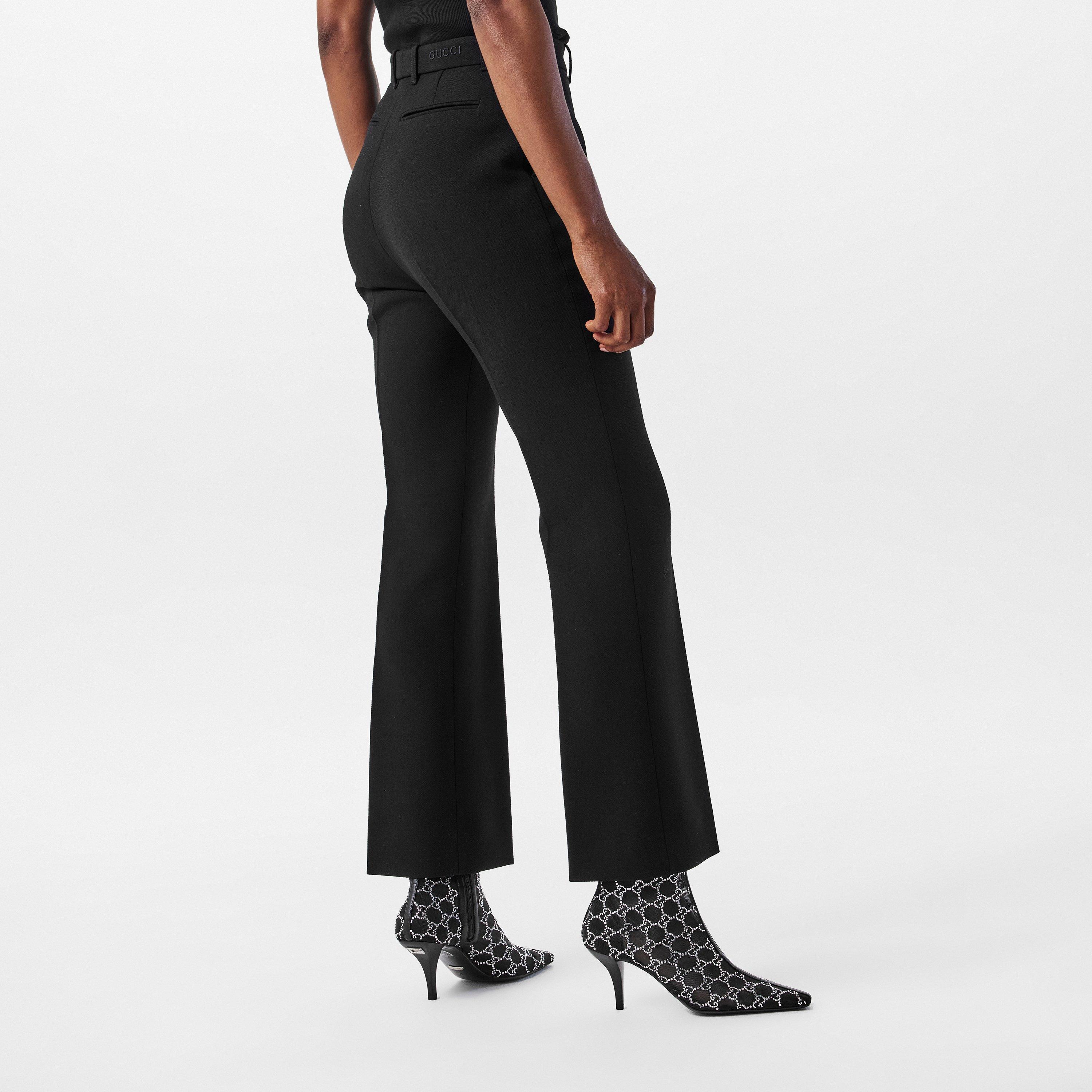 Black - Gucci - Wool Trousers - 4
