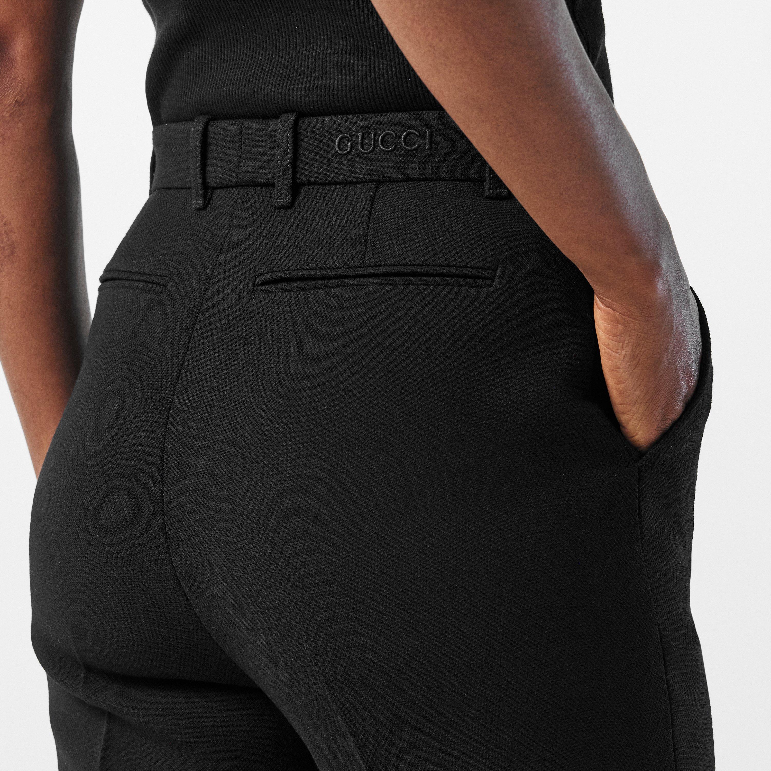 Black - Gucci - Wool Trousers - 5