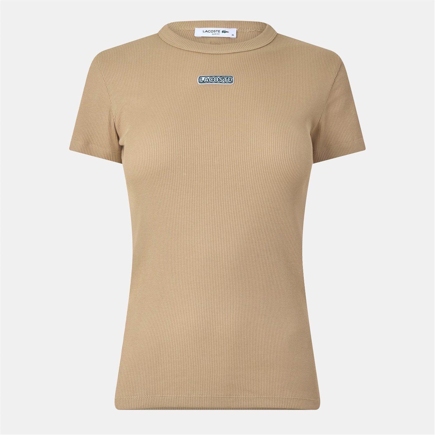 Lacoste Women's Slim Fit Short Sleeve T-Shirt - Viennese - 8 (36)