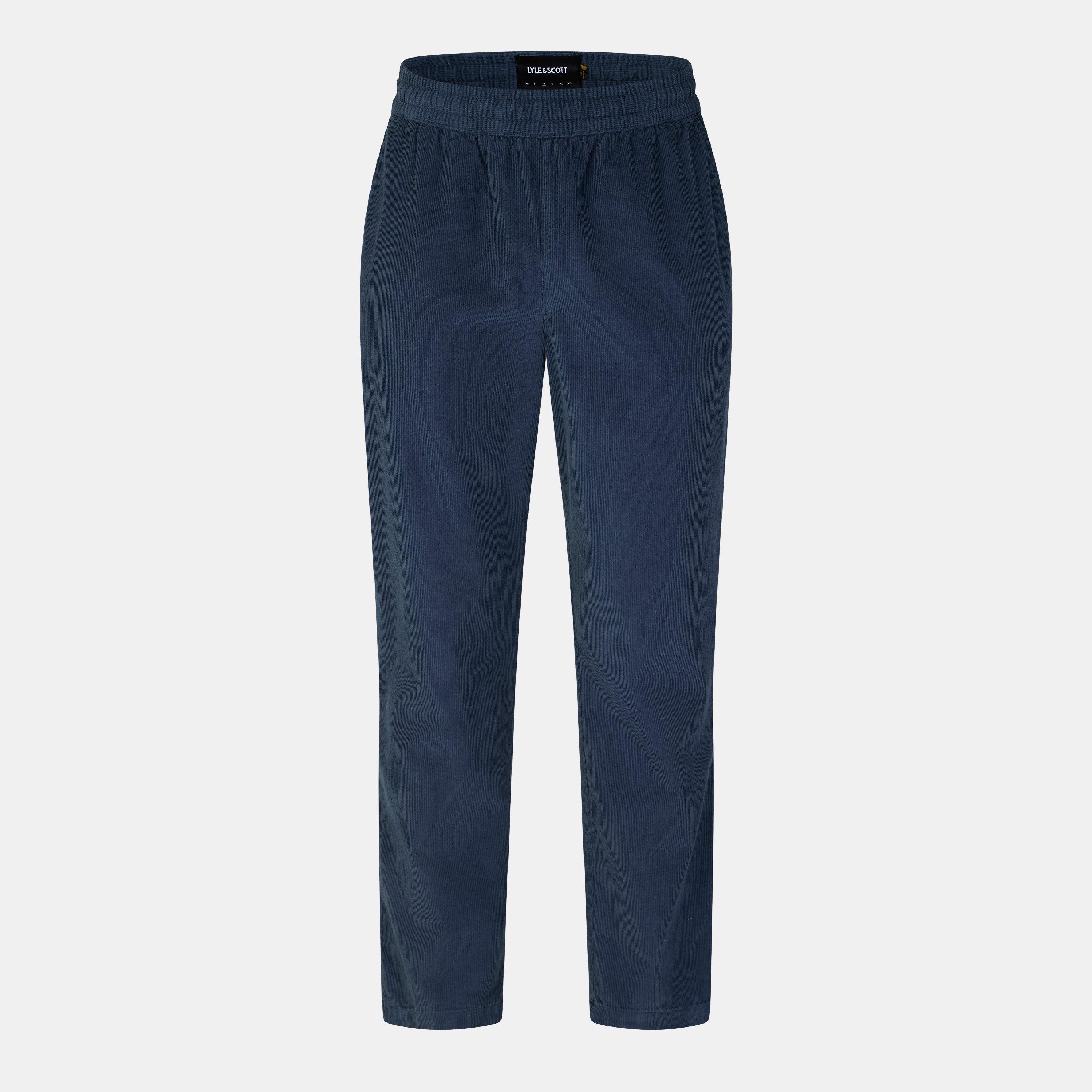 Marinha Enlameada - Lyle and Scott - Men's Loose Wide Leg Trouser - 1