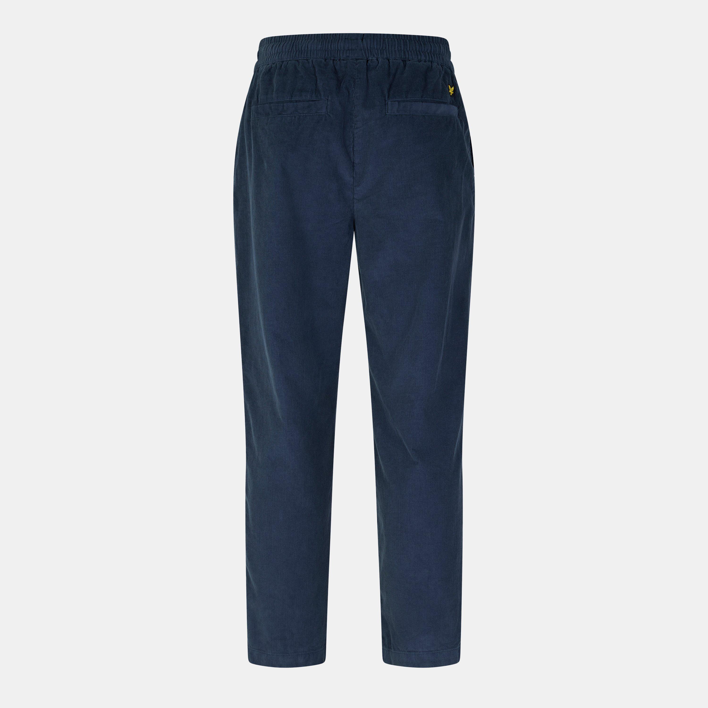 Muddy Navy - Lyle and Scott - Men's Loose Wide Leg Trouser - 2
