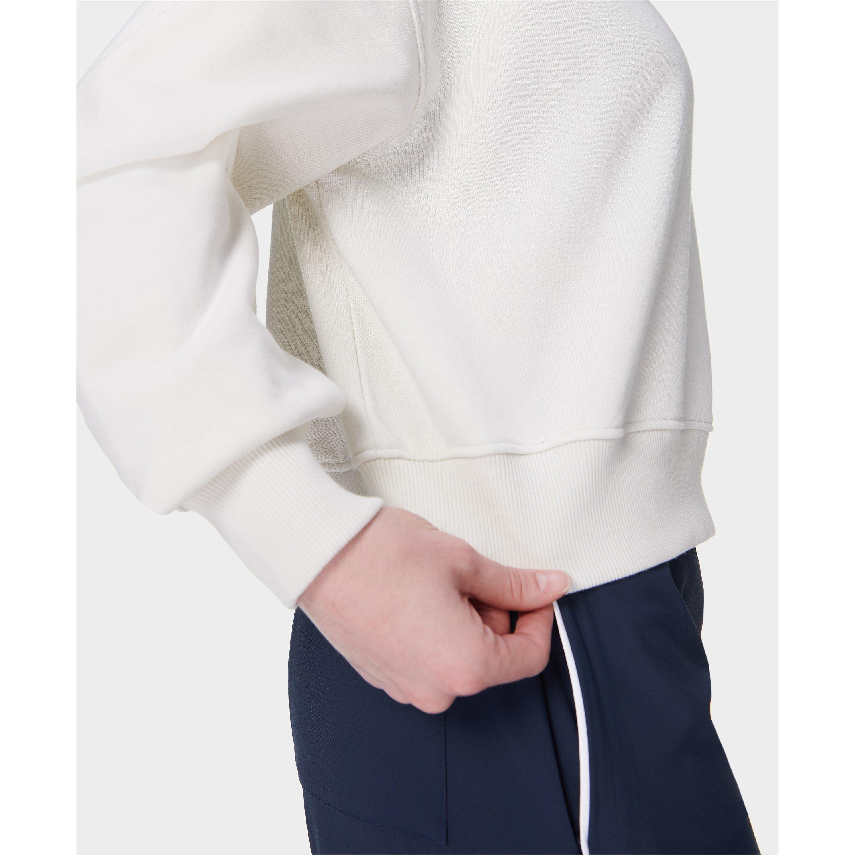 Lily White - Sweaty Betty - Women's Revive Rib Half-Zip Fleece - 2