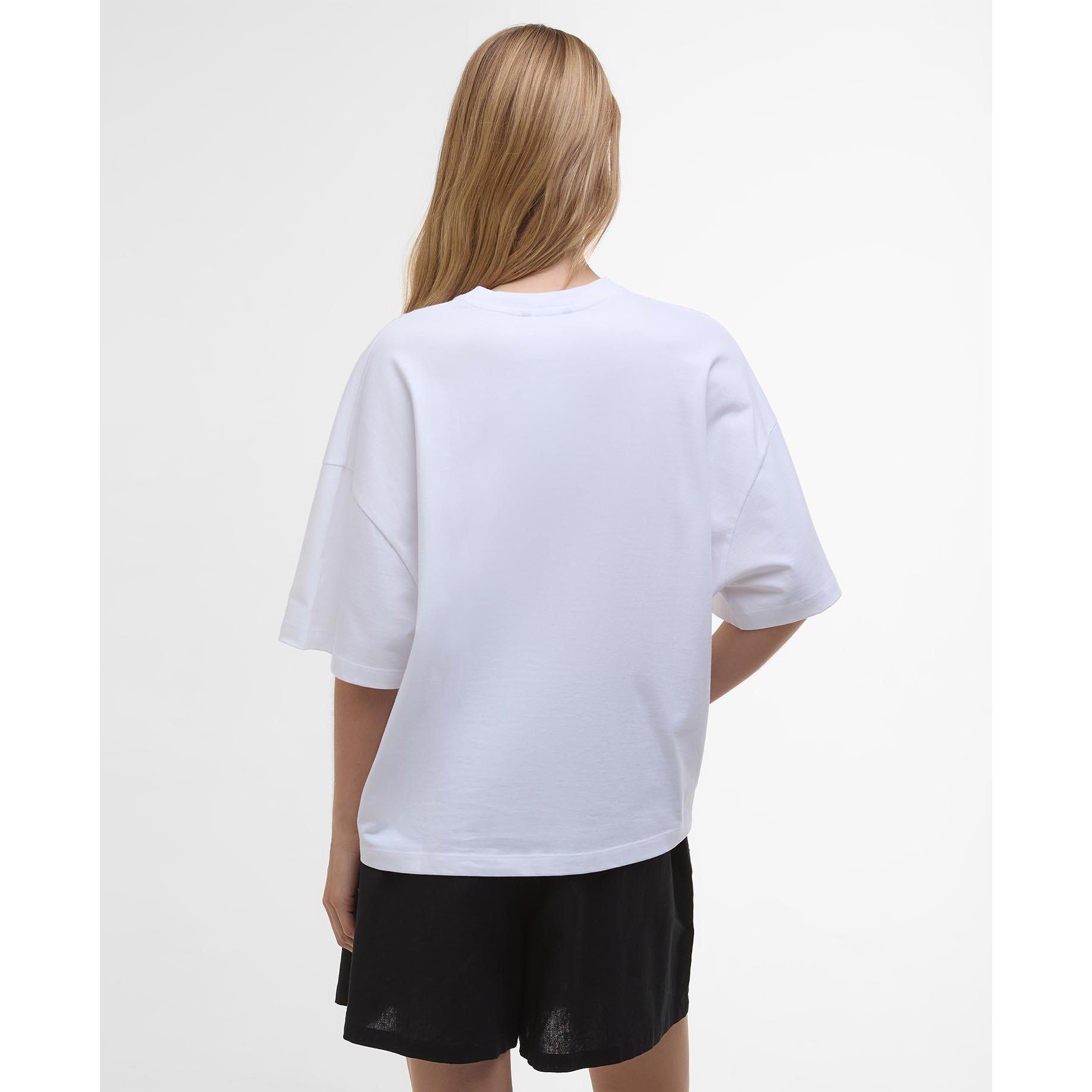 White - Barbour International - Dakota T-Shirt - 2