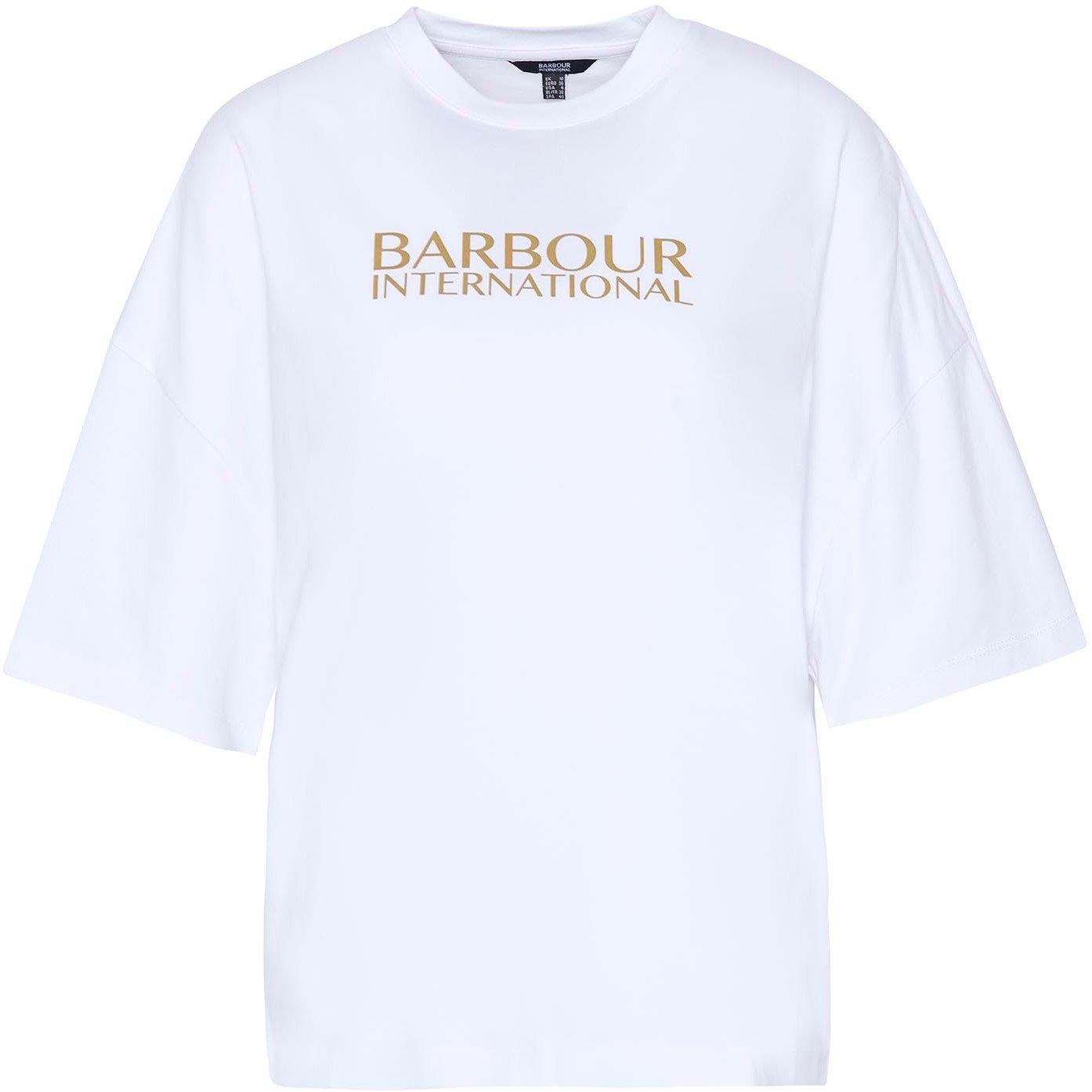White - Barbour International - Dakota T-Shirt - 5