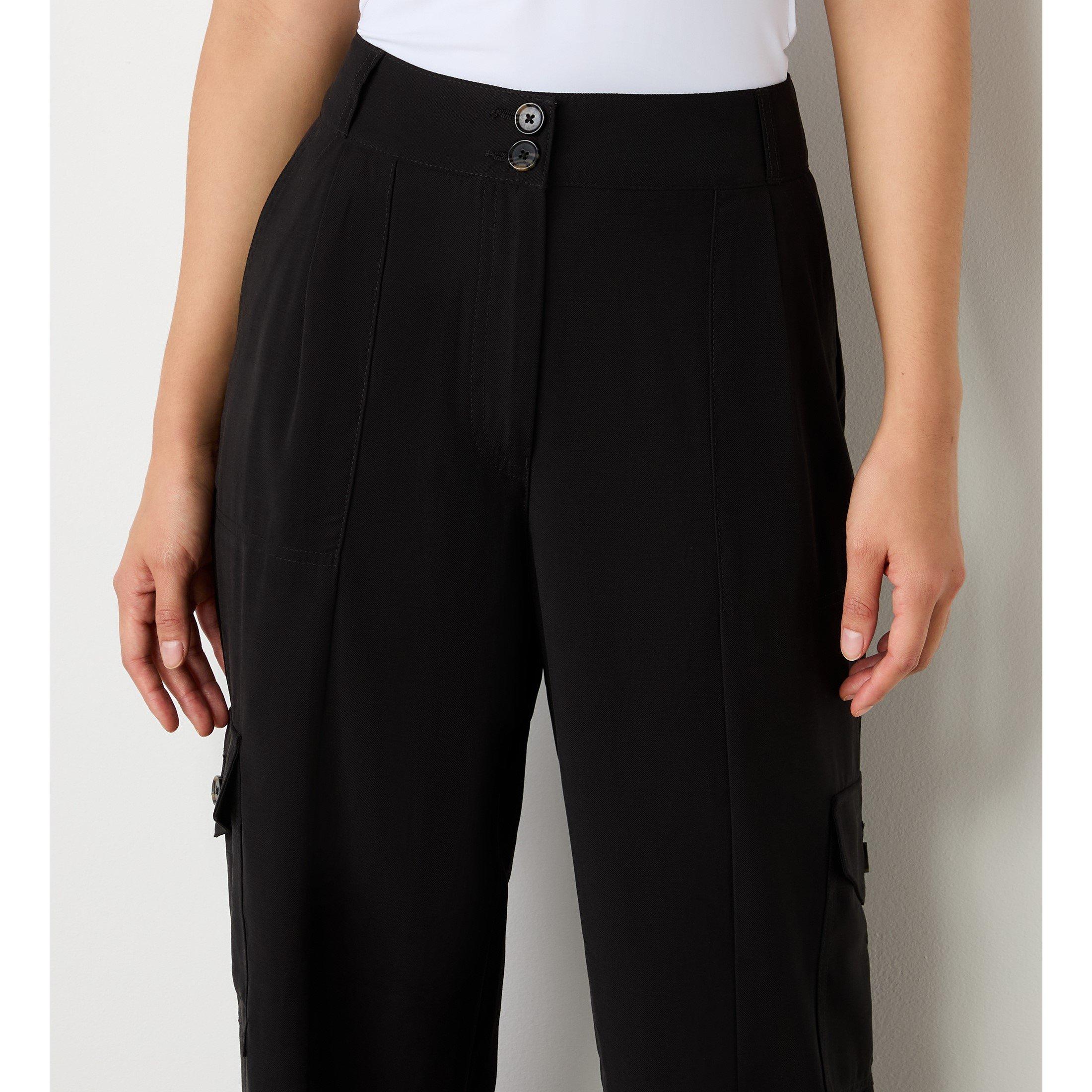 BLACK - Finery - Women's Sara Cargo Trousers - 3