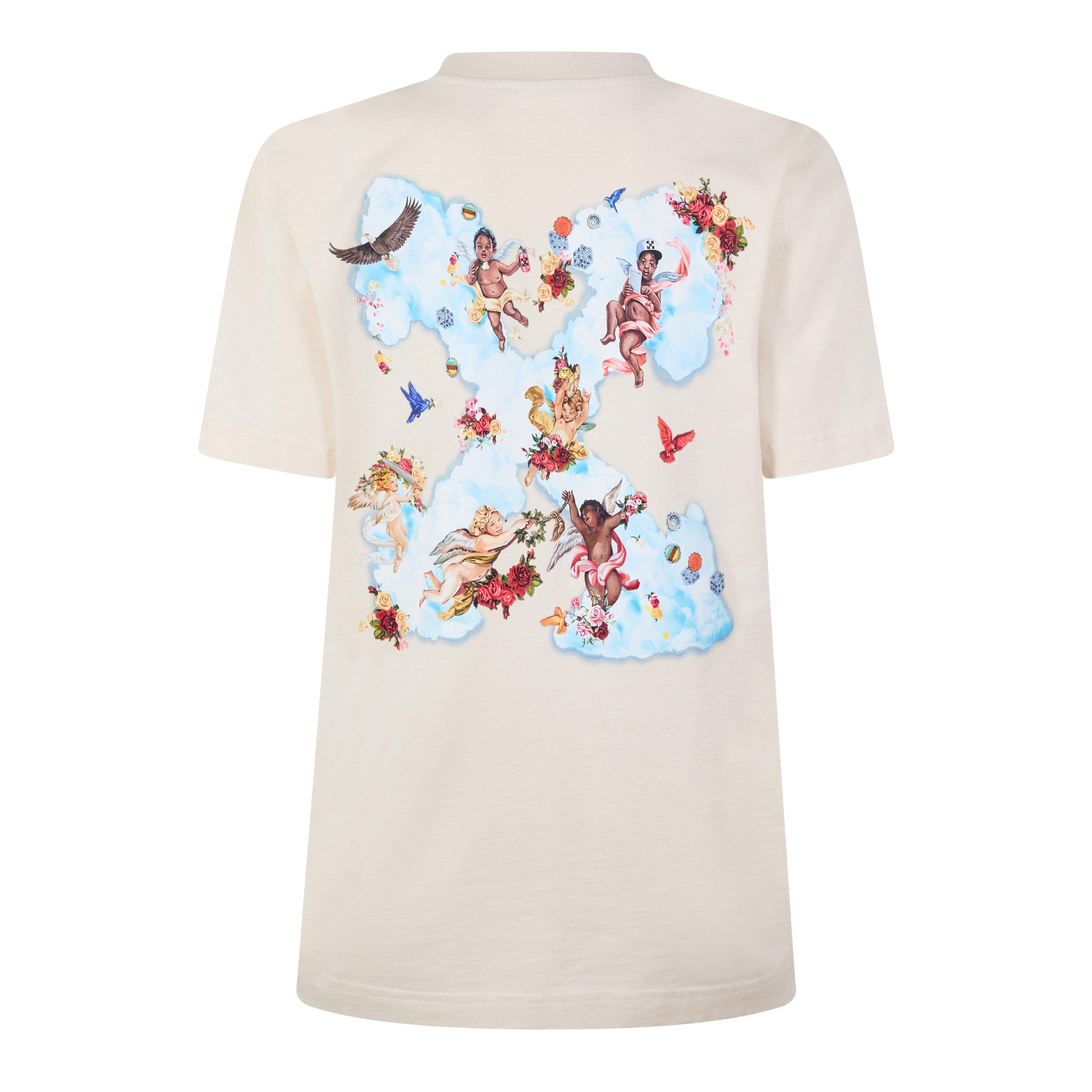White - Off White - Women's Cloud Graphic Arrow T-Shirt - 2