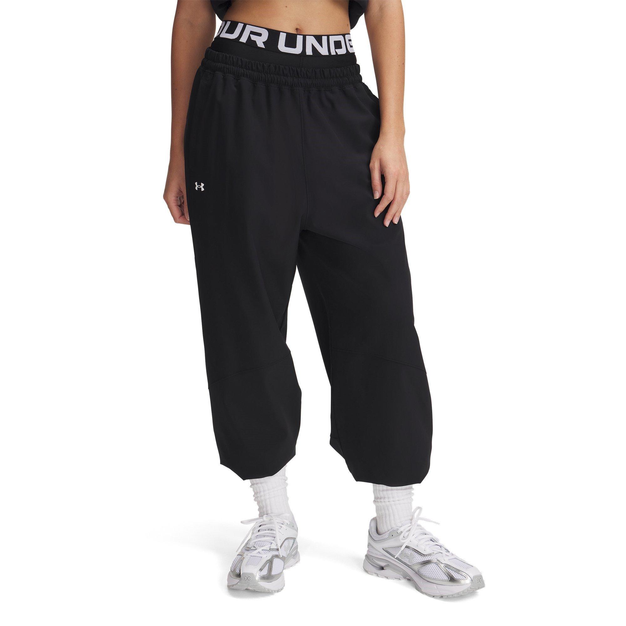 Black/White - Under Armour - Rival Woven Closed Hem Woven Tracksuit Joggers - 1