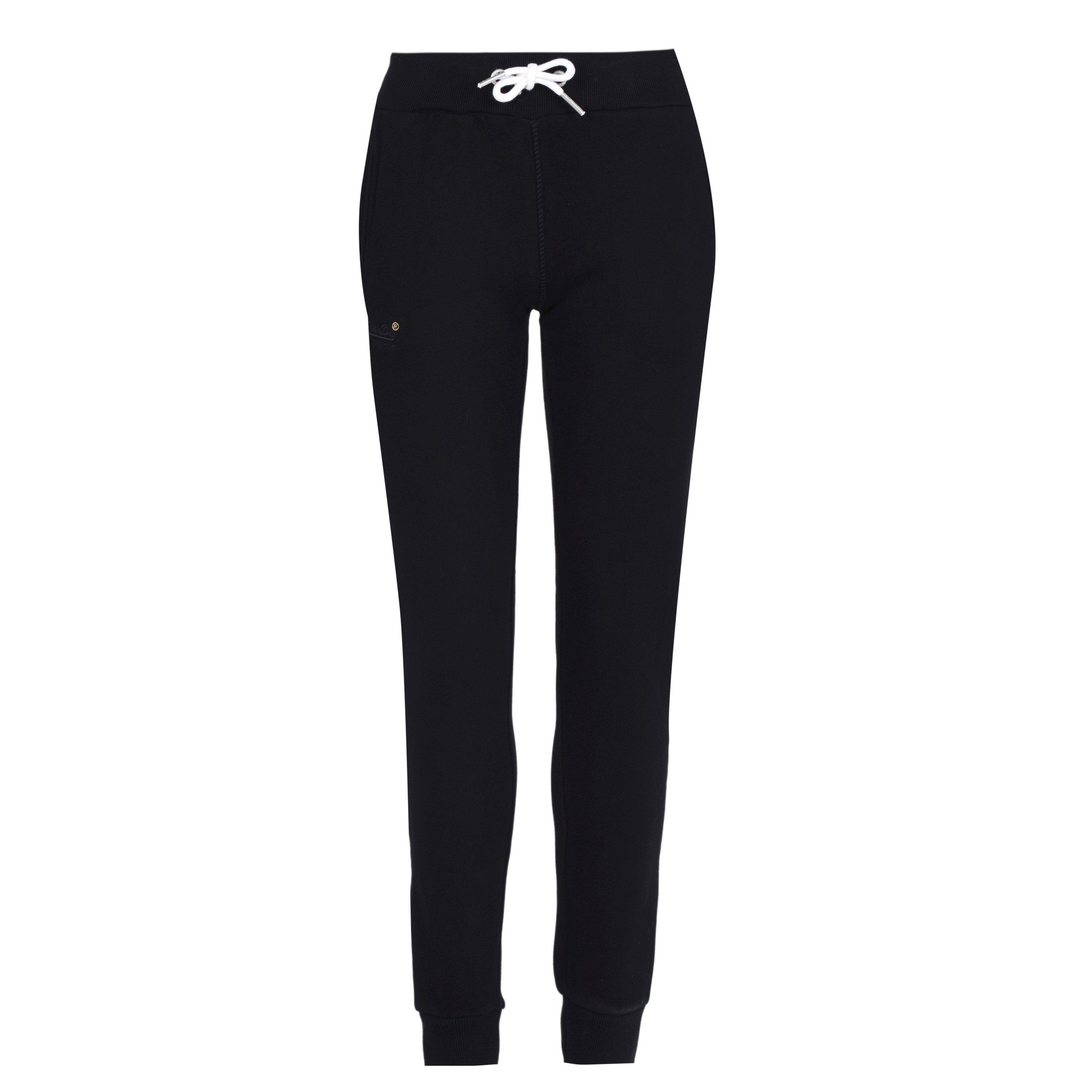 Black 02A - Superdry - Logo Jogging Pants - 5