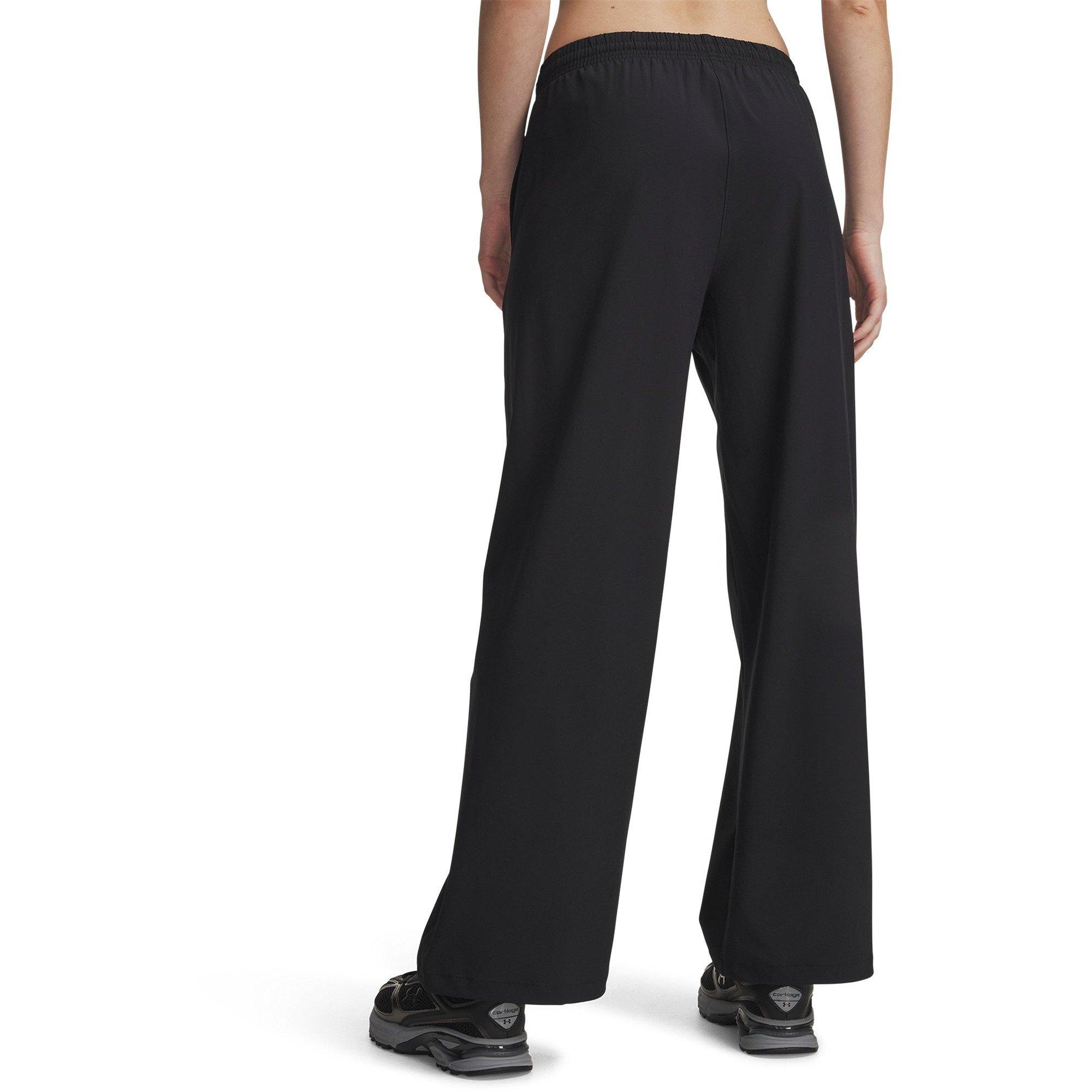 Black/White - Under Armour - Women's Rival Woven Joggers - 2