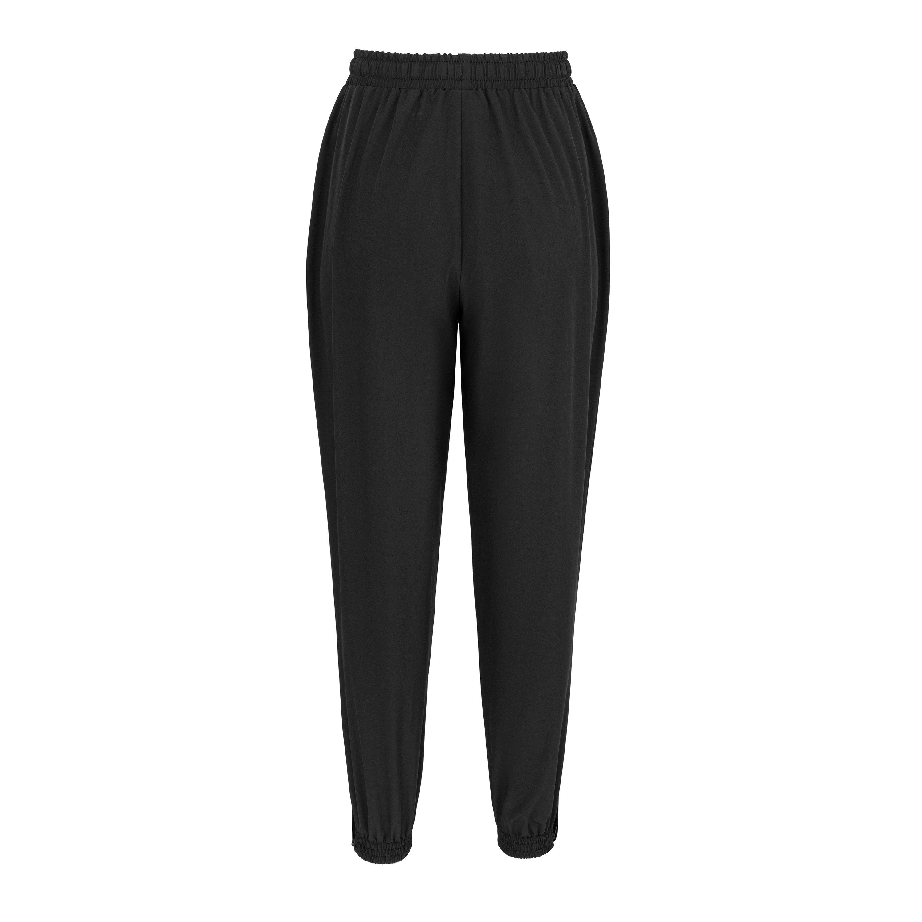 Black - Slazenger - Closed Hem Pants Womens - 2