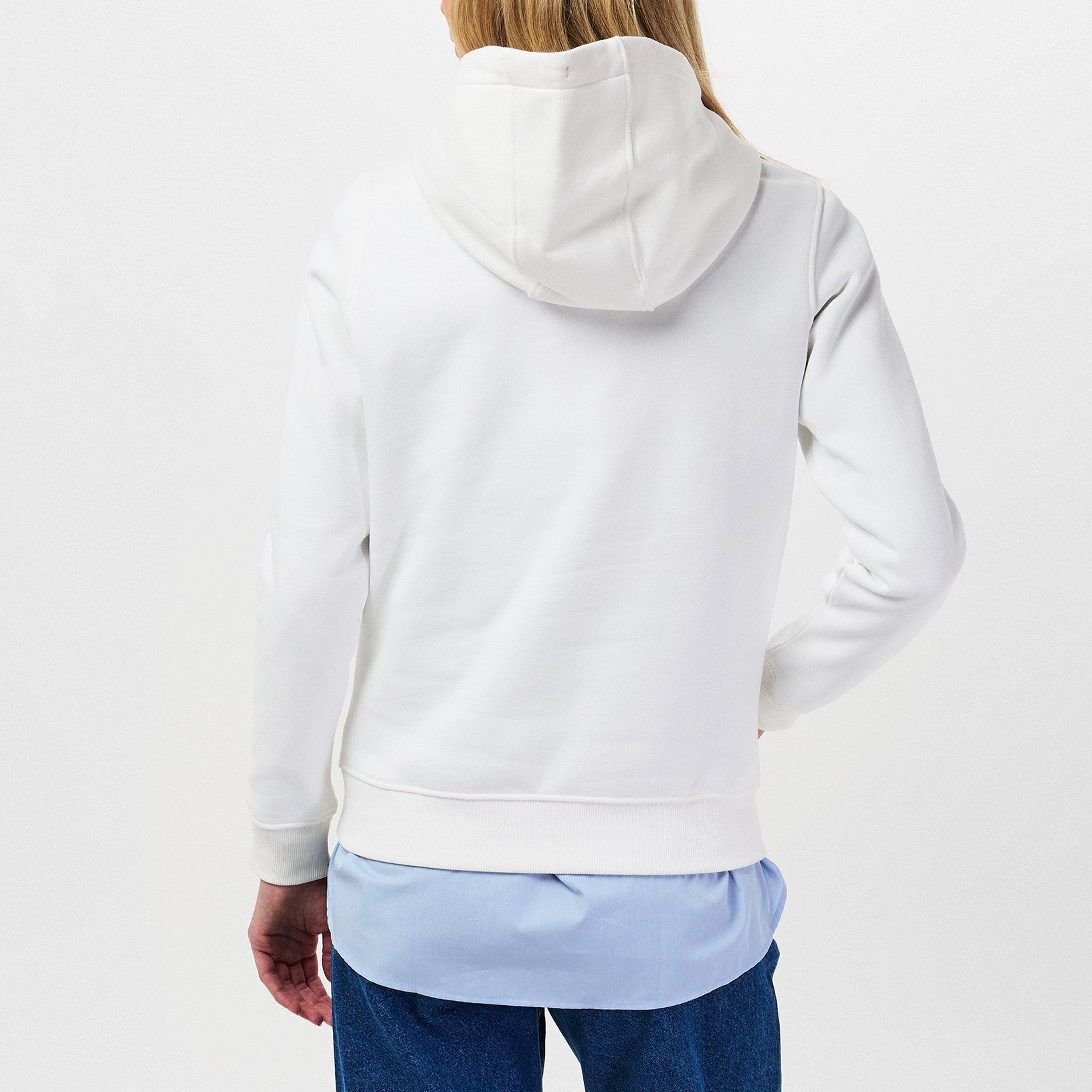 Ecru - Tommy Jeans - Essential Logo Hoodie - 4