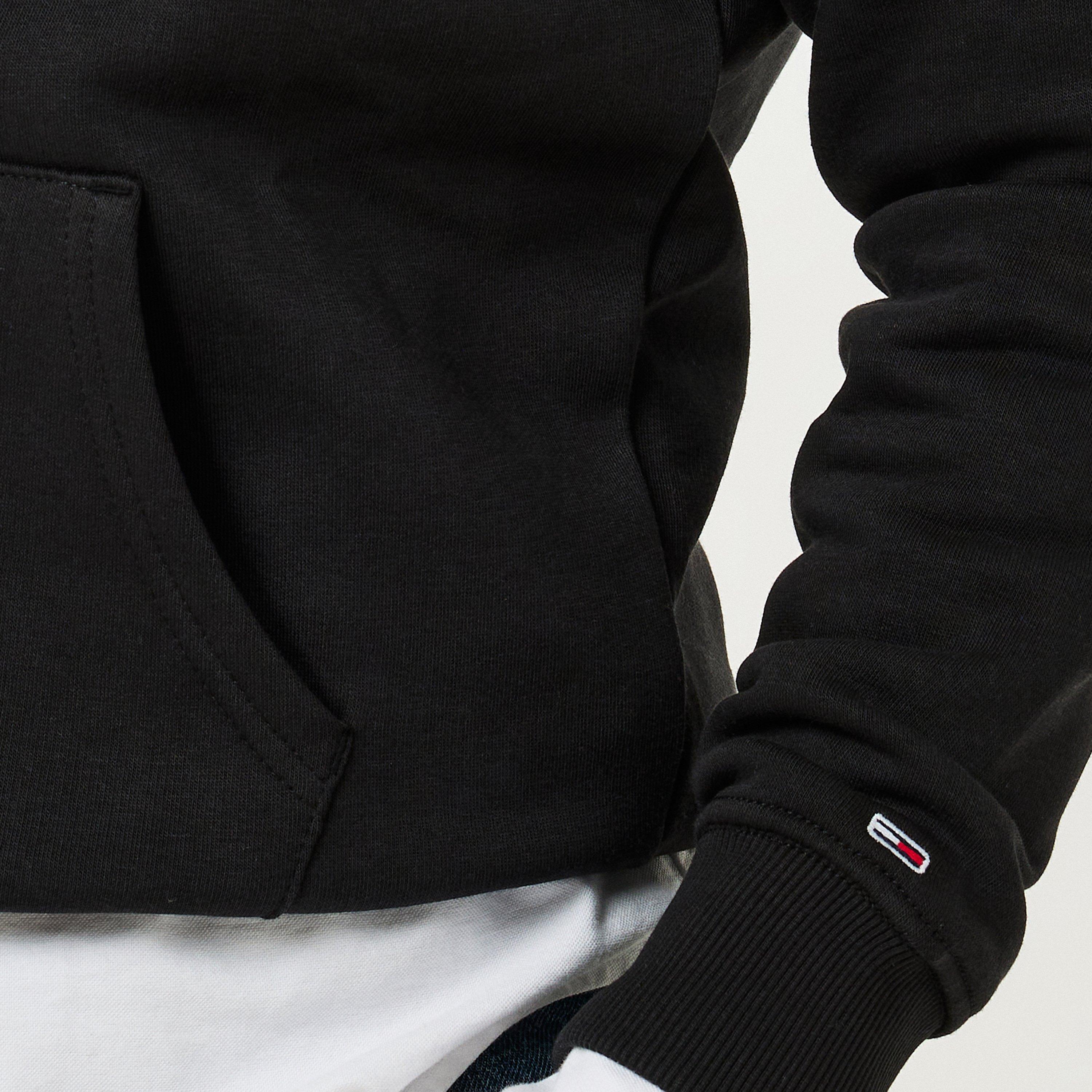 Noir - Tommy Jeans - Essential Logo Hoodie - 5