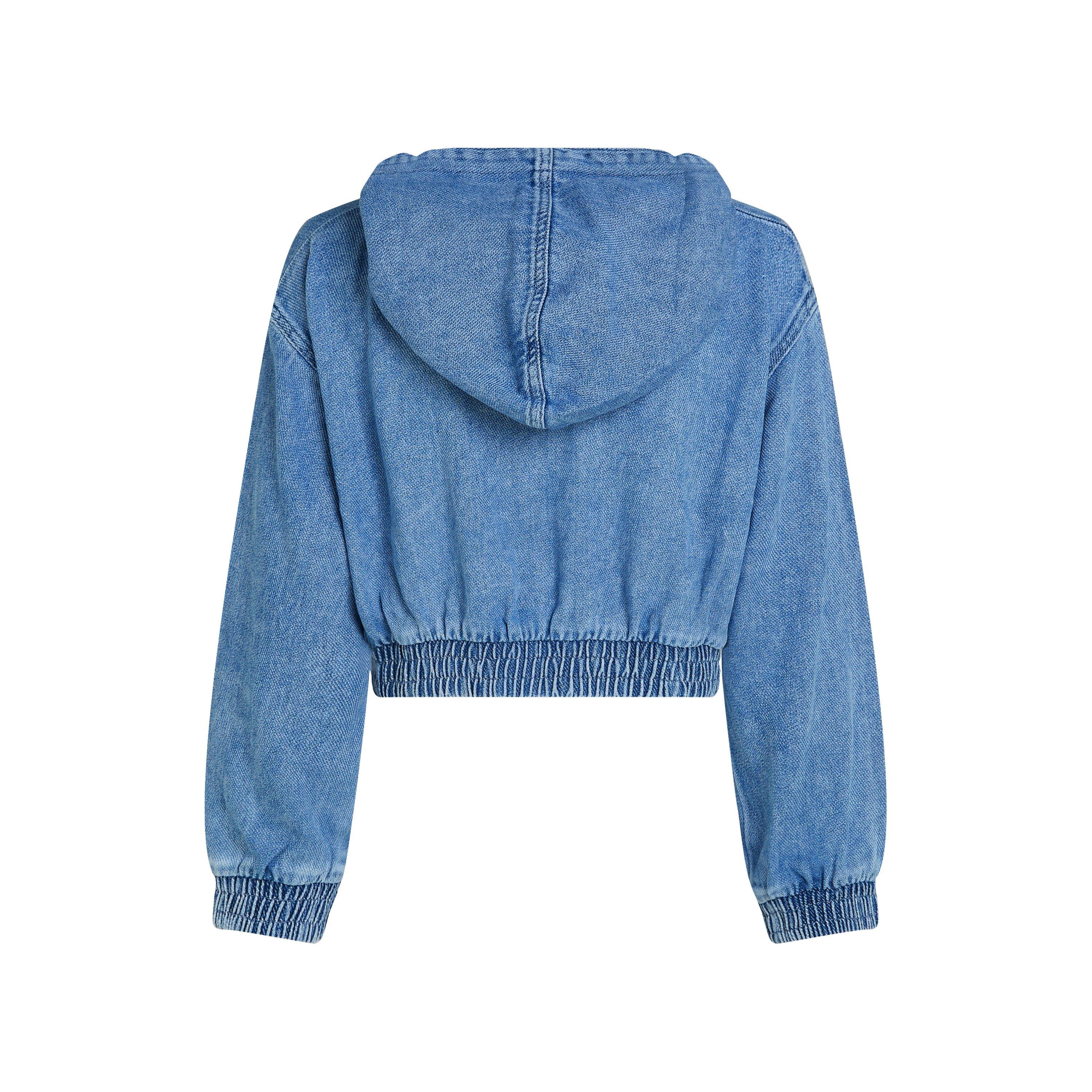 Denim medio - Tommy Jeans - Denim Cropped Hoodie - 2
