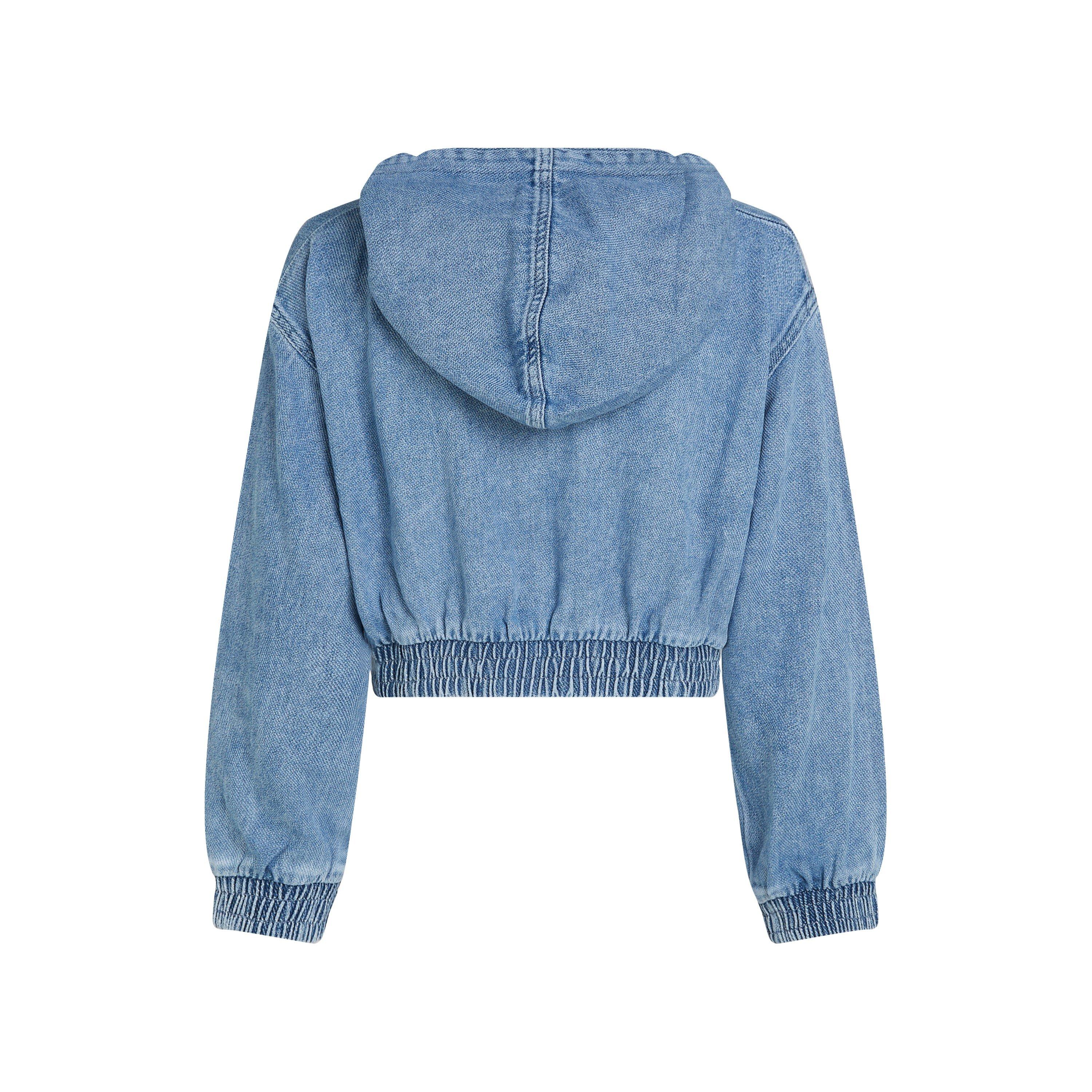 Denim medio - Tommy Jeans - Denim Cropped Hoodie - 6