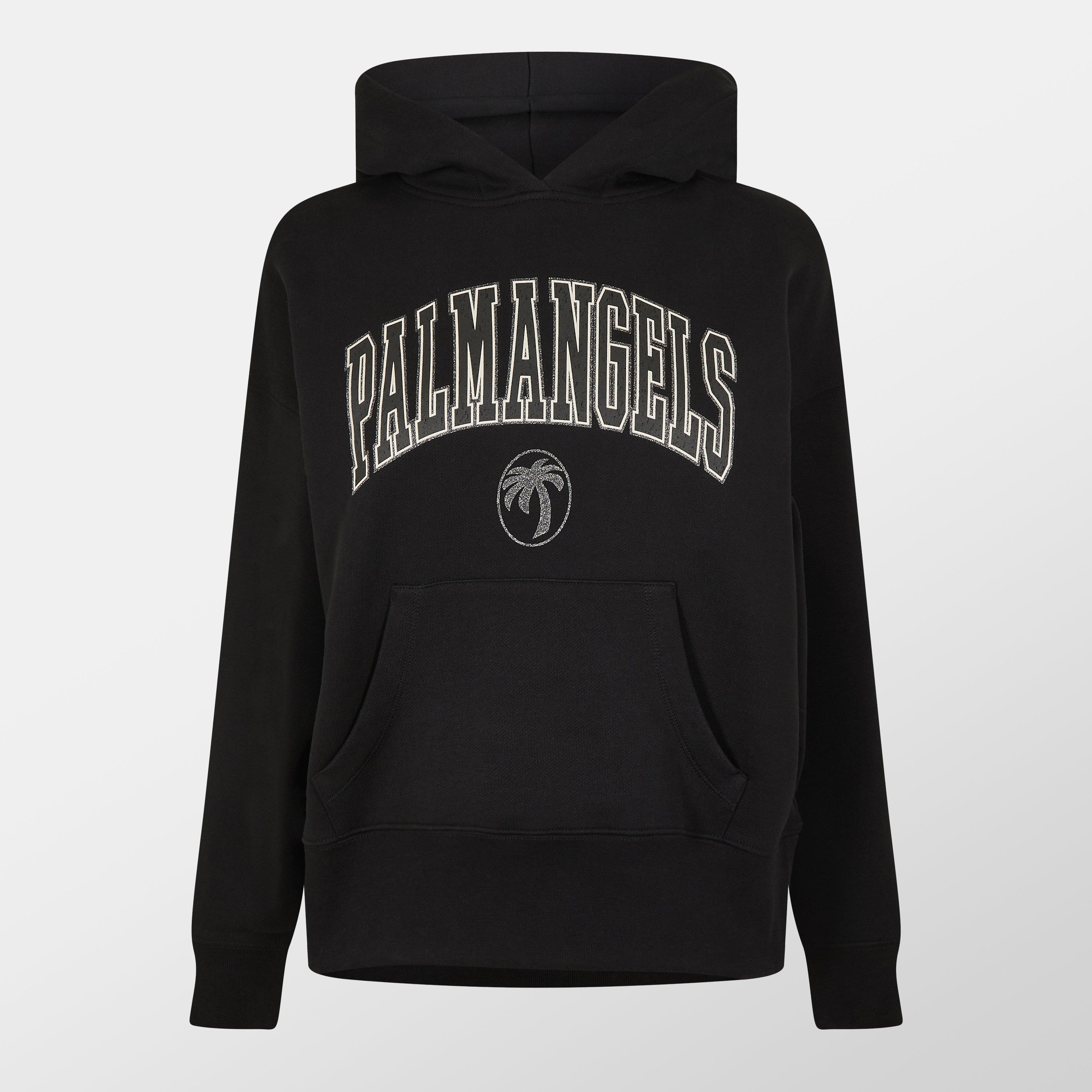 Palm Angels Women's College Hoodie - Black - 8 (XS)