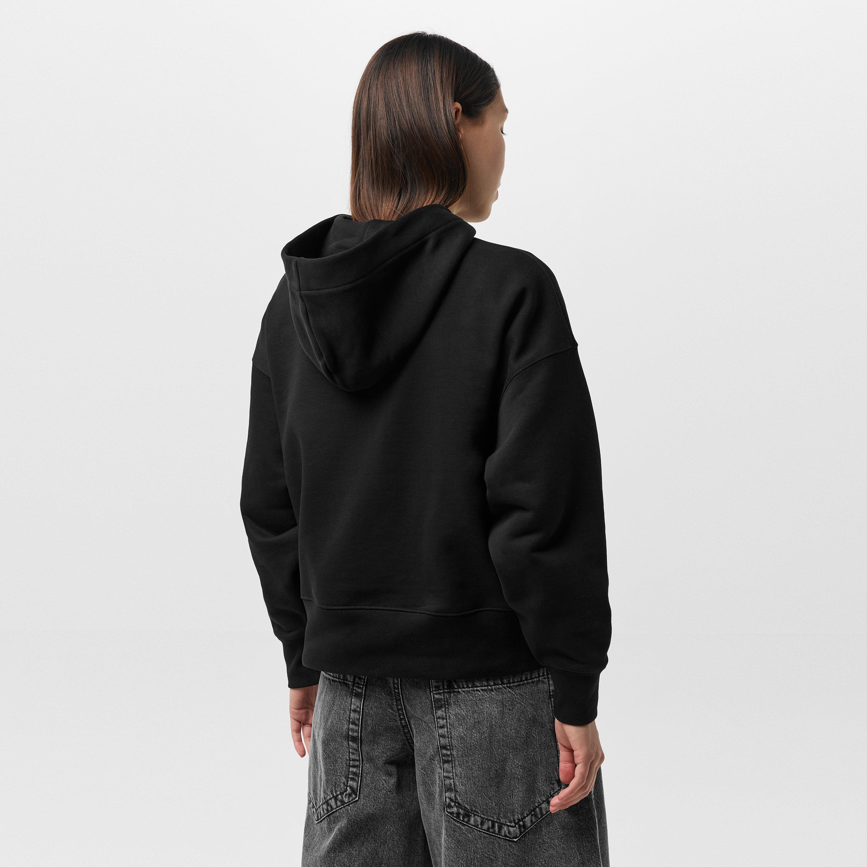 Black - Palm Angels - College Hoodie - 4