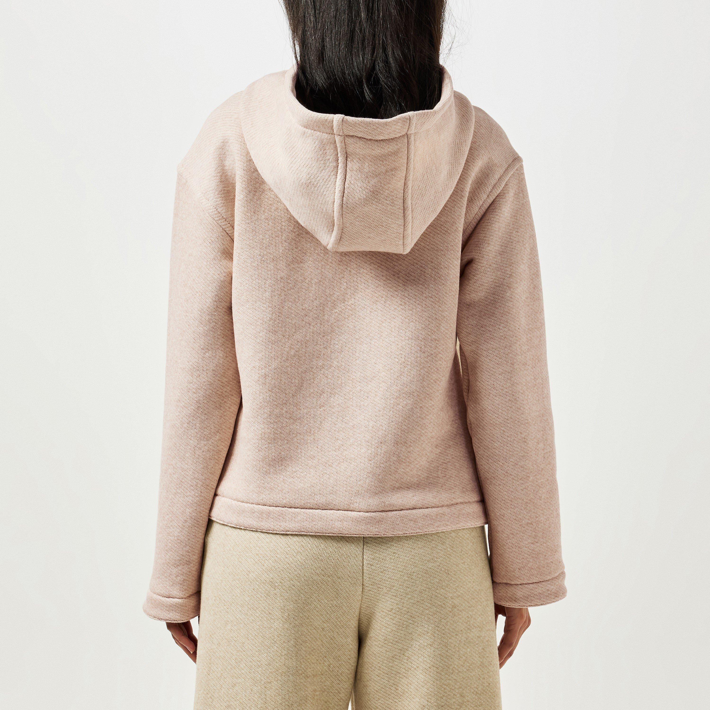 Albino Melange - Max Mara - Women's Knitted Hoodie - 3