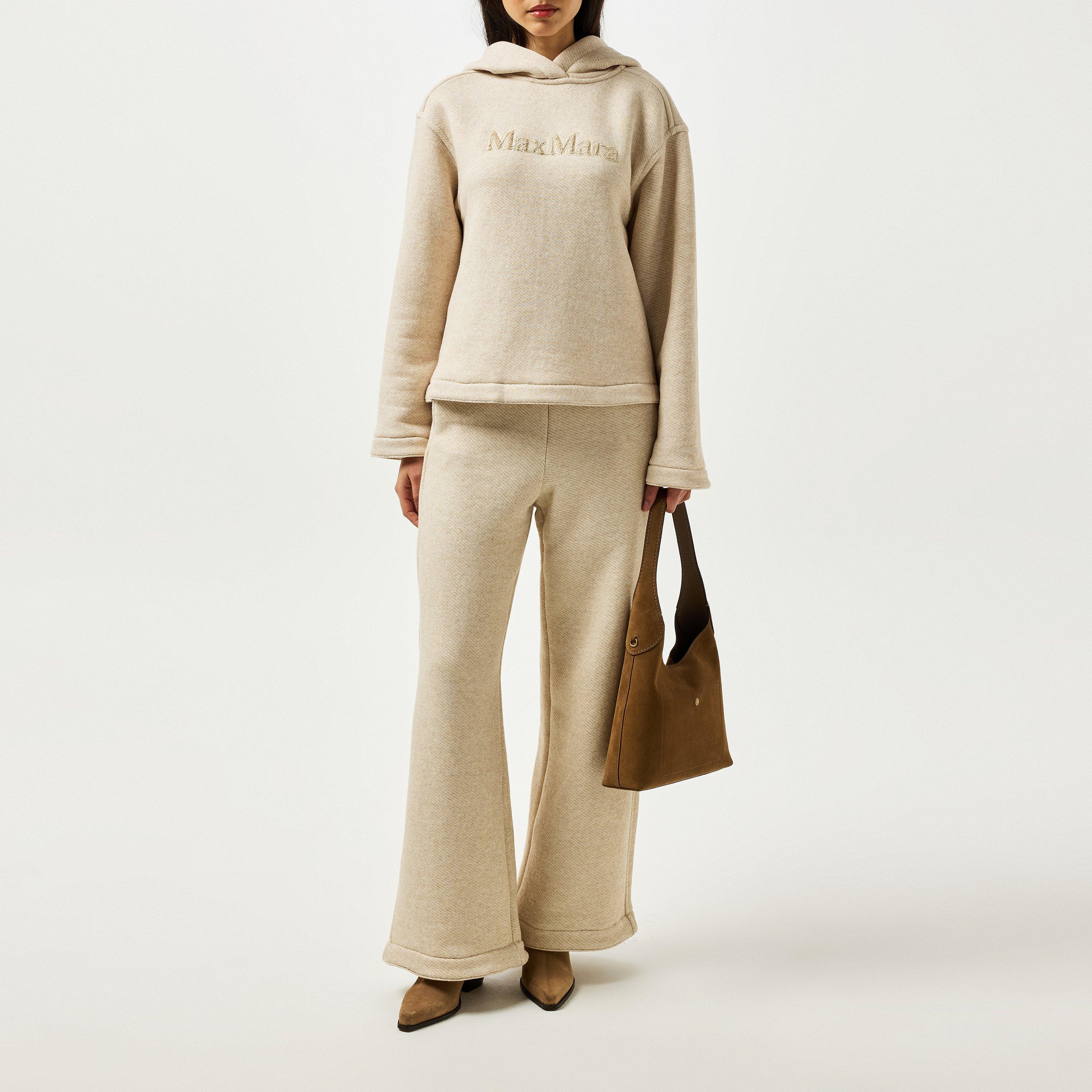 Albino Melange - Max Mara - Women's Knitted Hoodie - 4