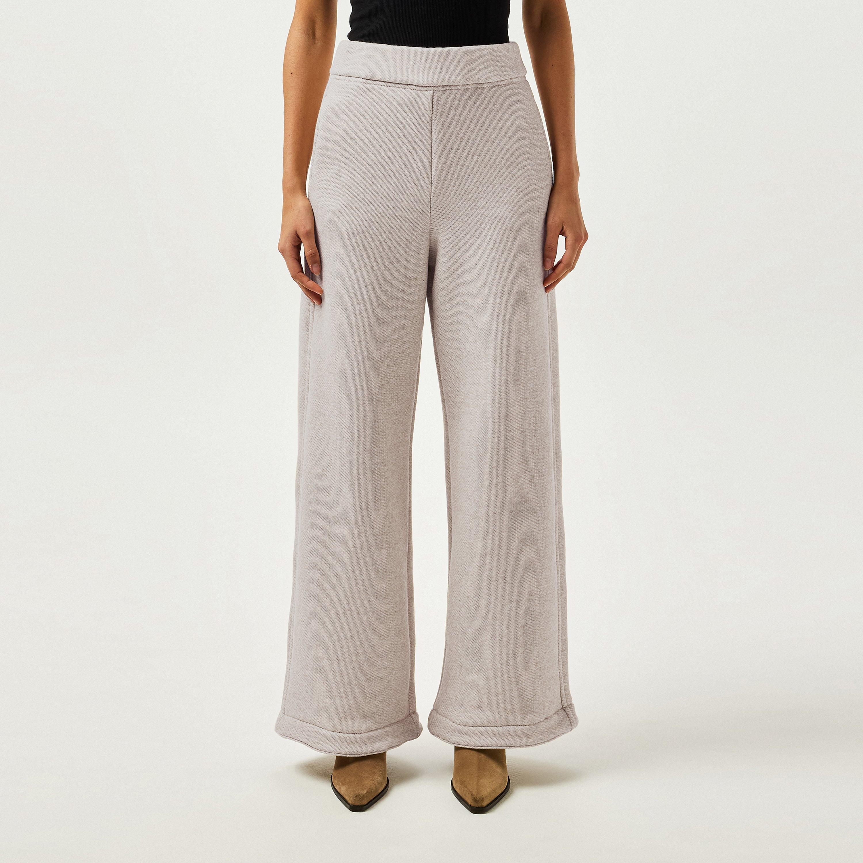 Albino Melange - Max Mara - Women's Tay Stretch Knitted Trousers - 1