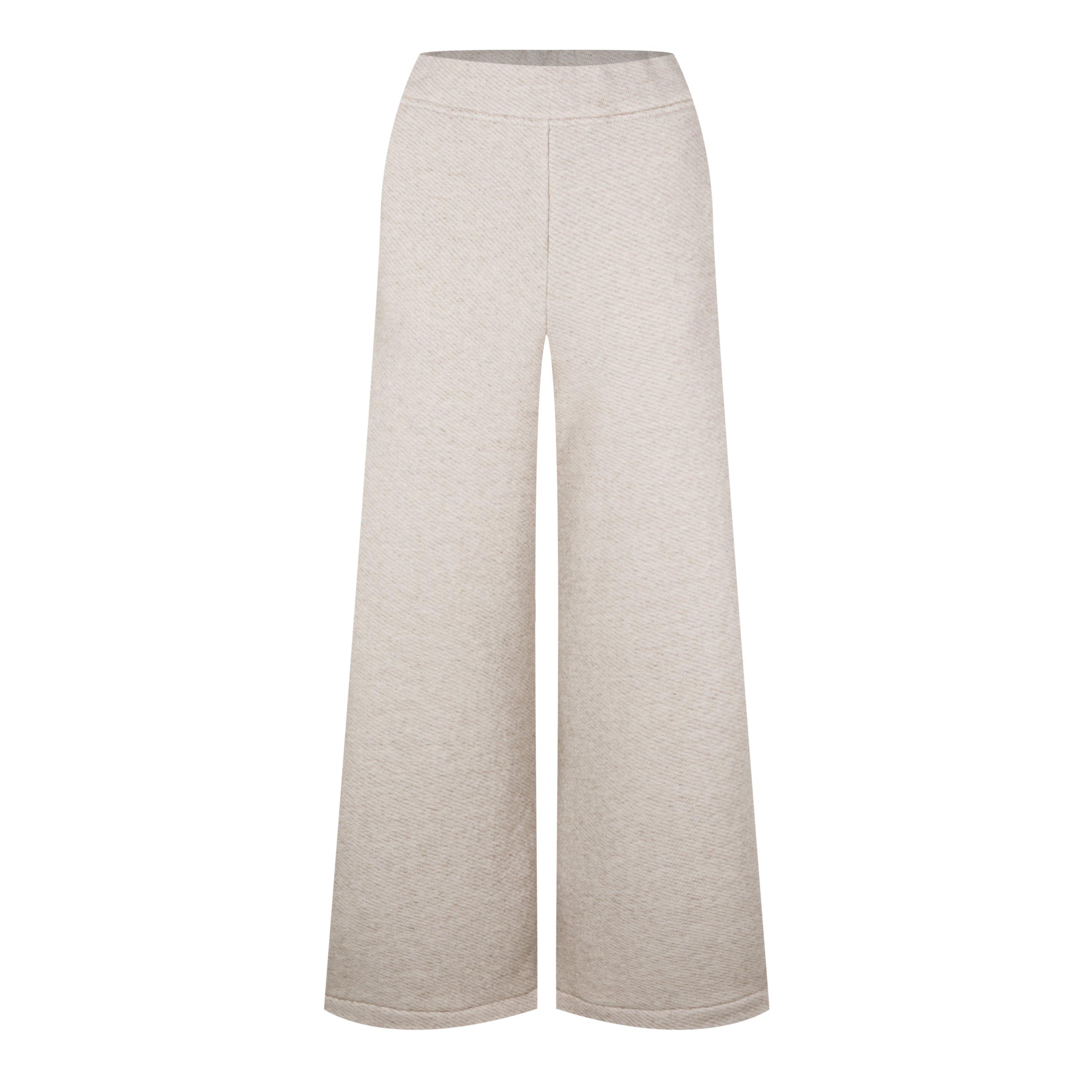 Albino Melange - Max Mara - Women's Tay Knitted Trousers - 5