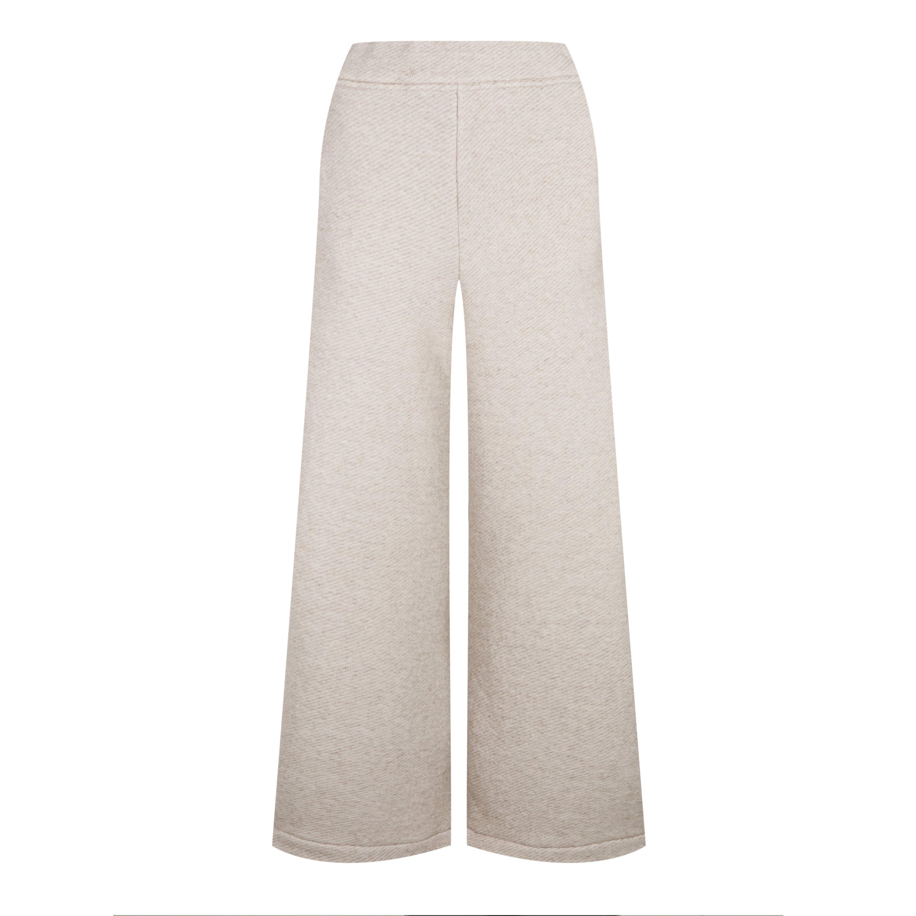 Albino Melange - Max Mara - Women's Tay Knitted Trousers - 6