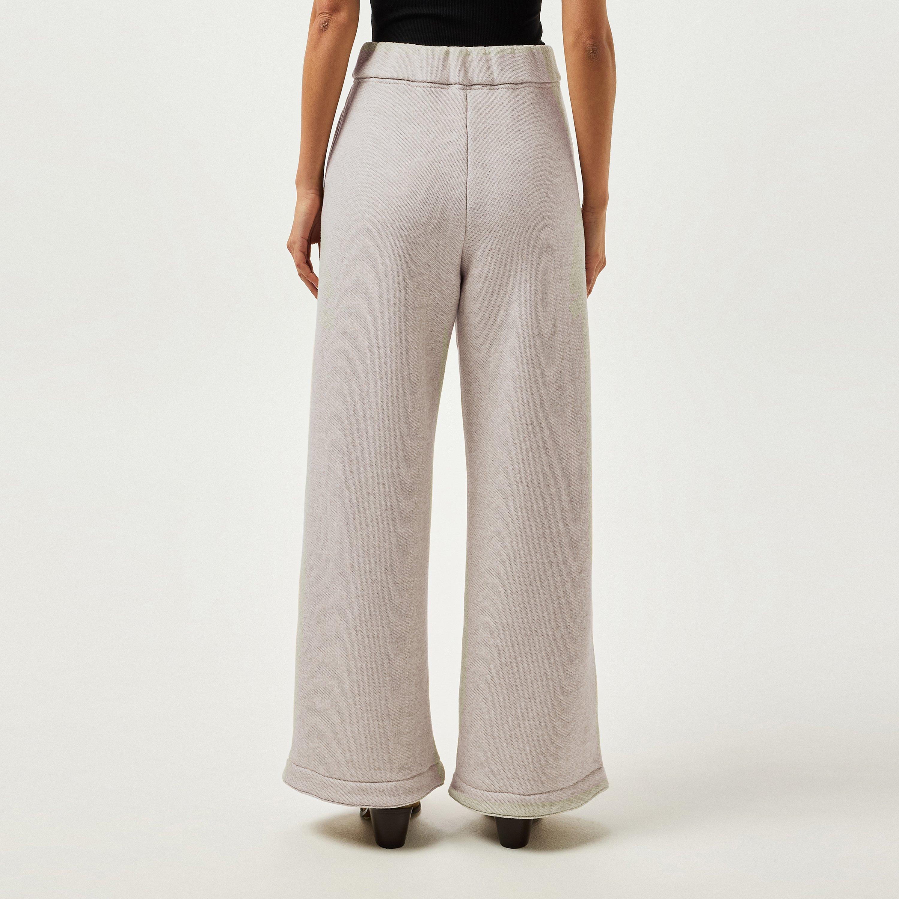 Albino Melange - Max Mara - Women's Tay Knitted Trousers - 3