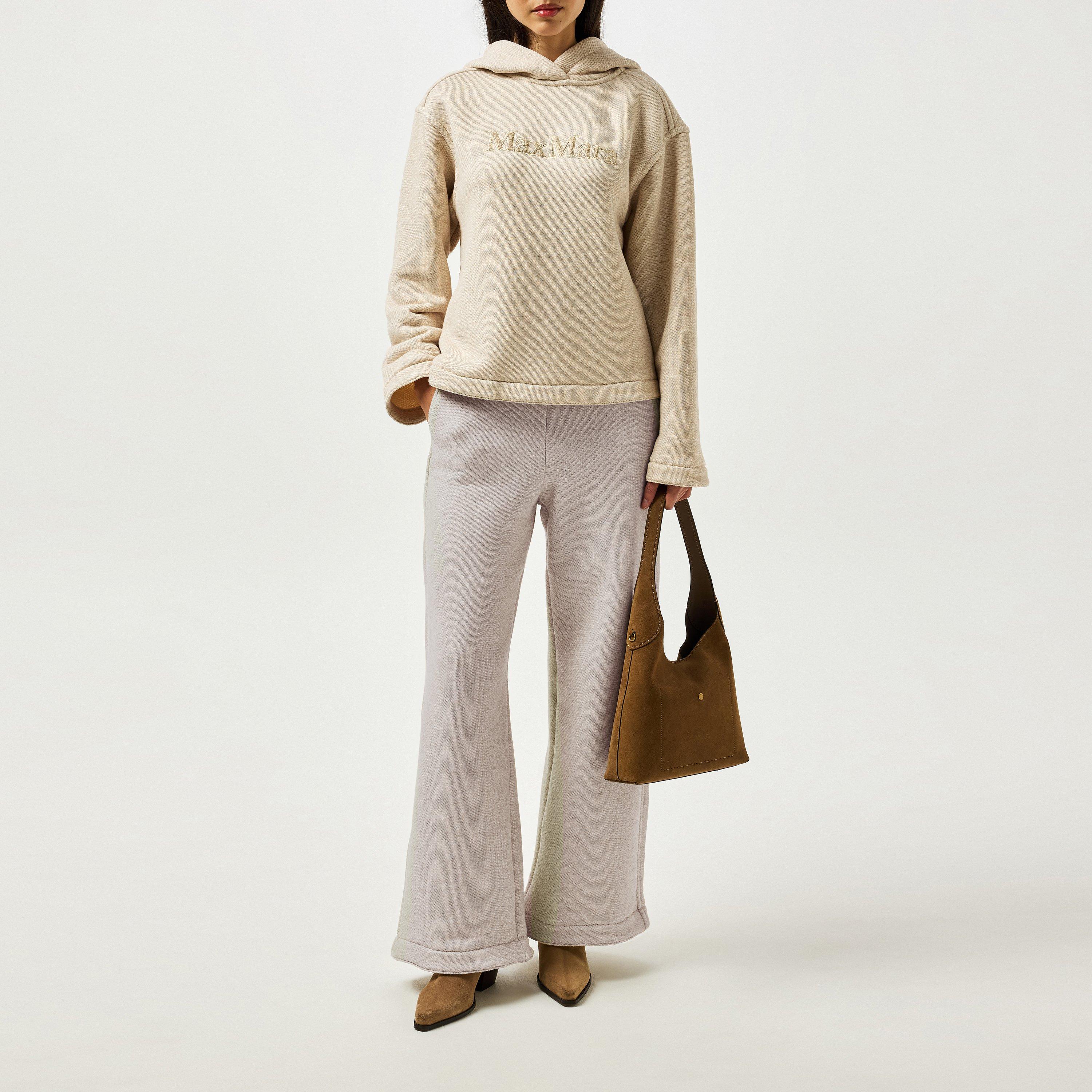 Albino Melange - Max Mara - Women's Tay Knitted Trousers - 4
